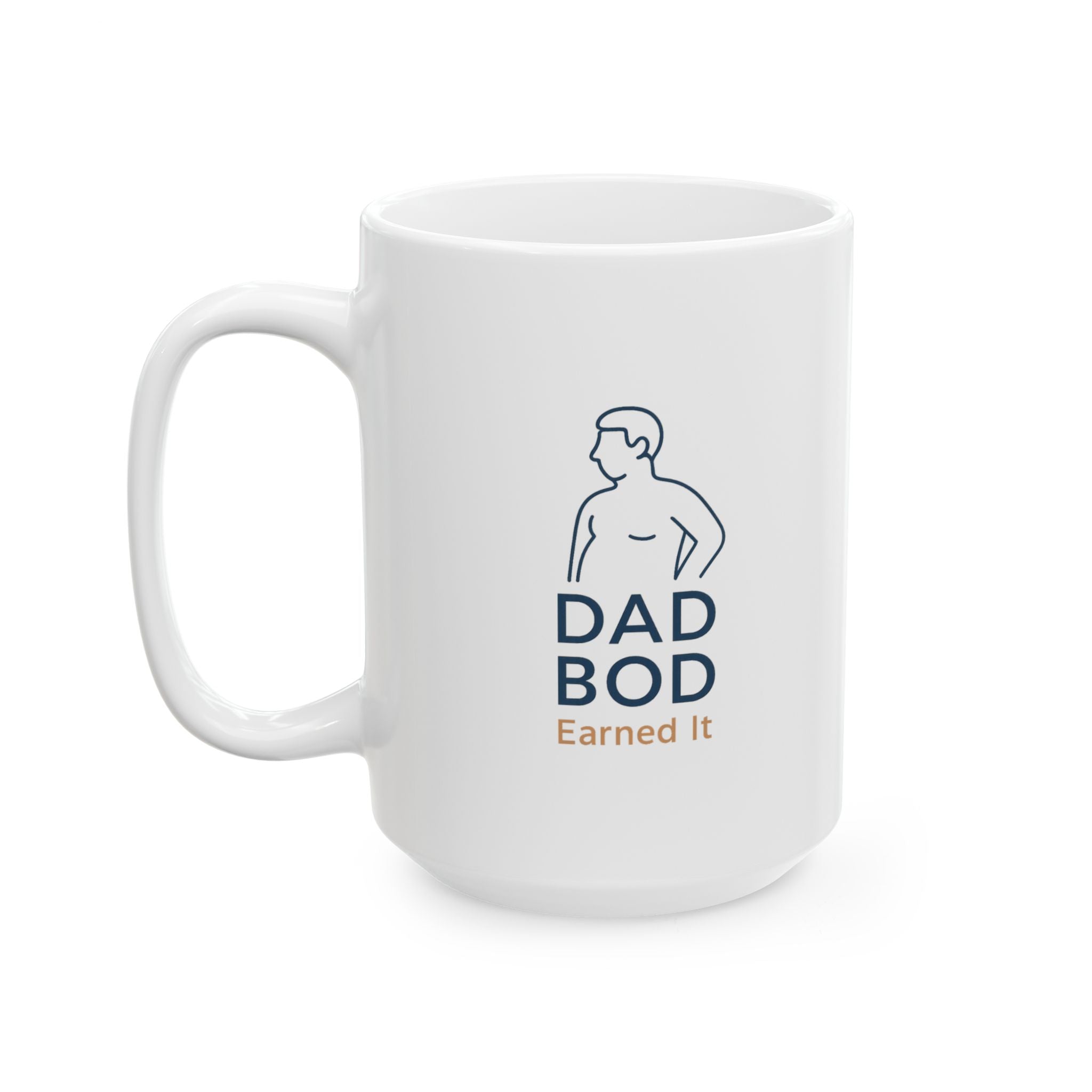 Dad Bod Champion Level Coffee Mug | Funny Father Humor | Ceramic Mug