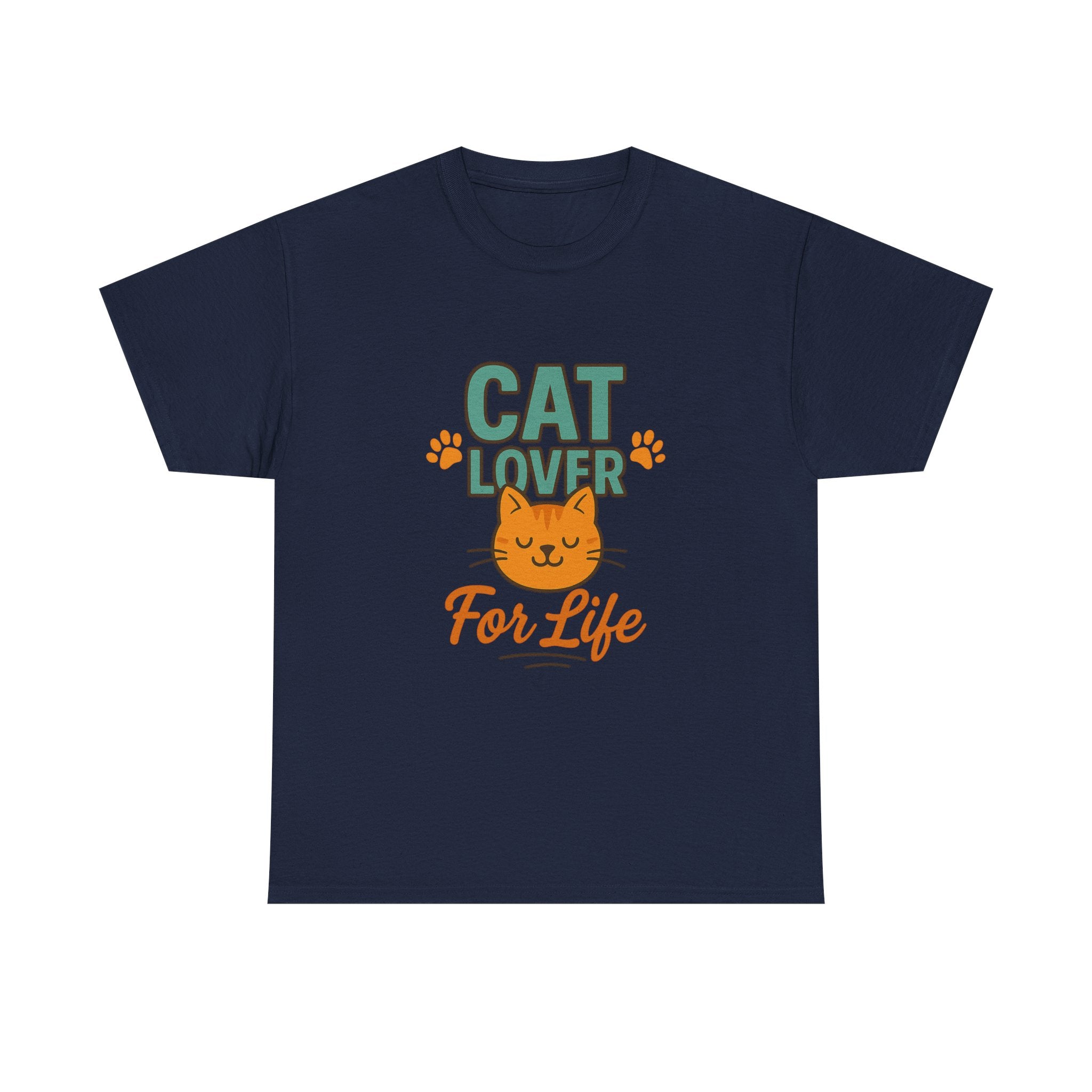 Cats Are My Happy Place T-Shirt | Cat Lover Gift | Graphic Tee