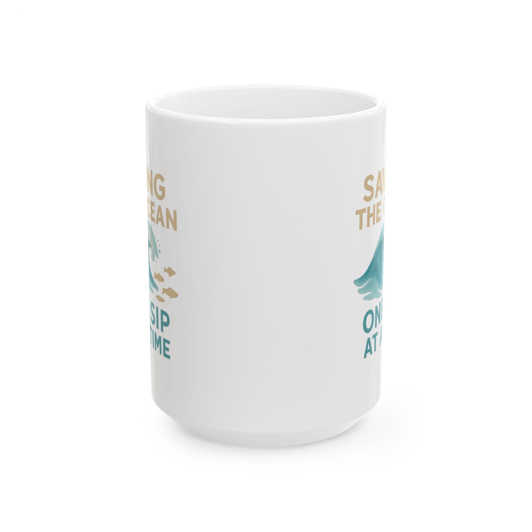 Marine Biologist Saving The Ocean One Sip At A Time Coffee Mug | Unique Gift | Ceramic Mug