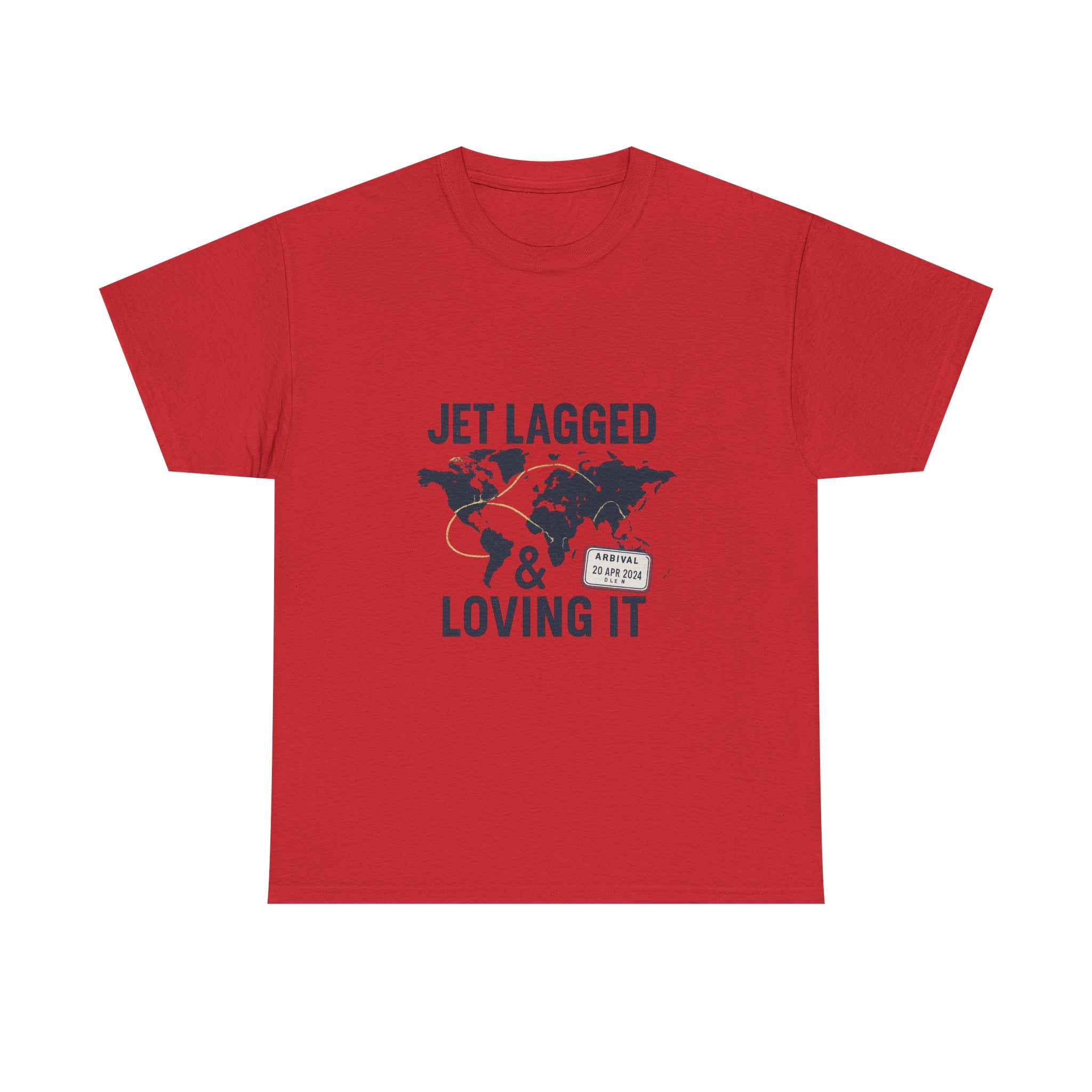 Travel Addict Jet Lagged And Loving It T-Shirt | Unique Gift | Graphic Tee