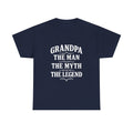 Grandpa The Man The Myth The Legend T-Shirt | Gift for Grandpa | Graphic Tee