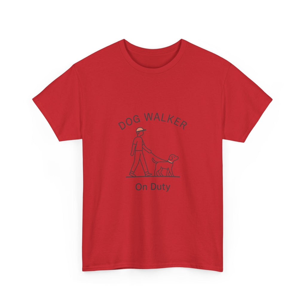 My Dog Walks Me T-Shirt | Funny Dog Owner Humor | Graphic Tee