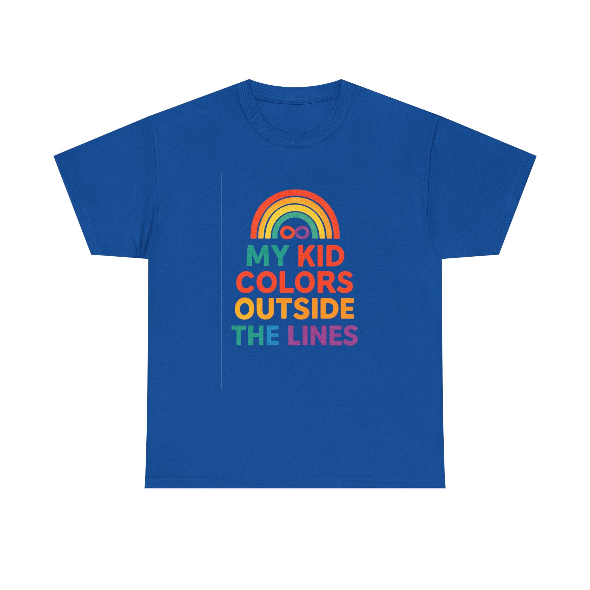 Autism Parent My Kid Colors Outside The Lines T-Shirt