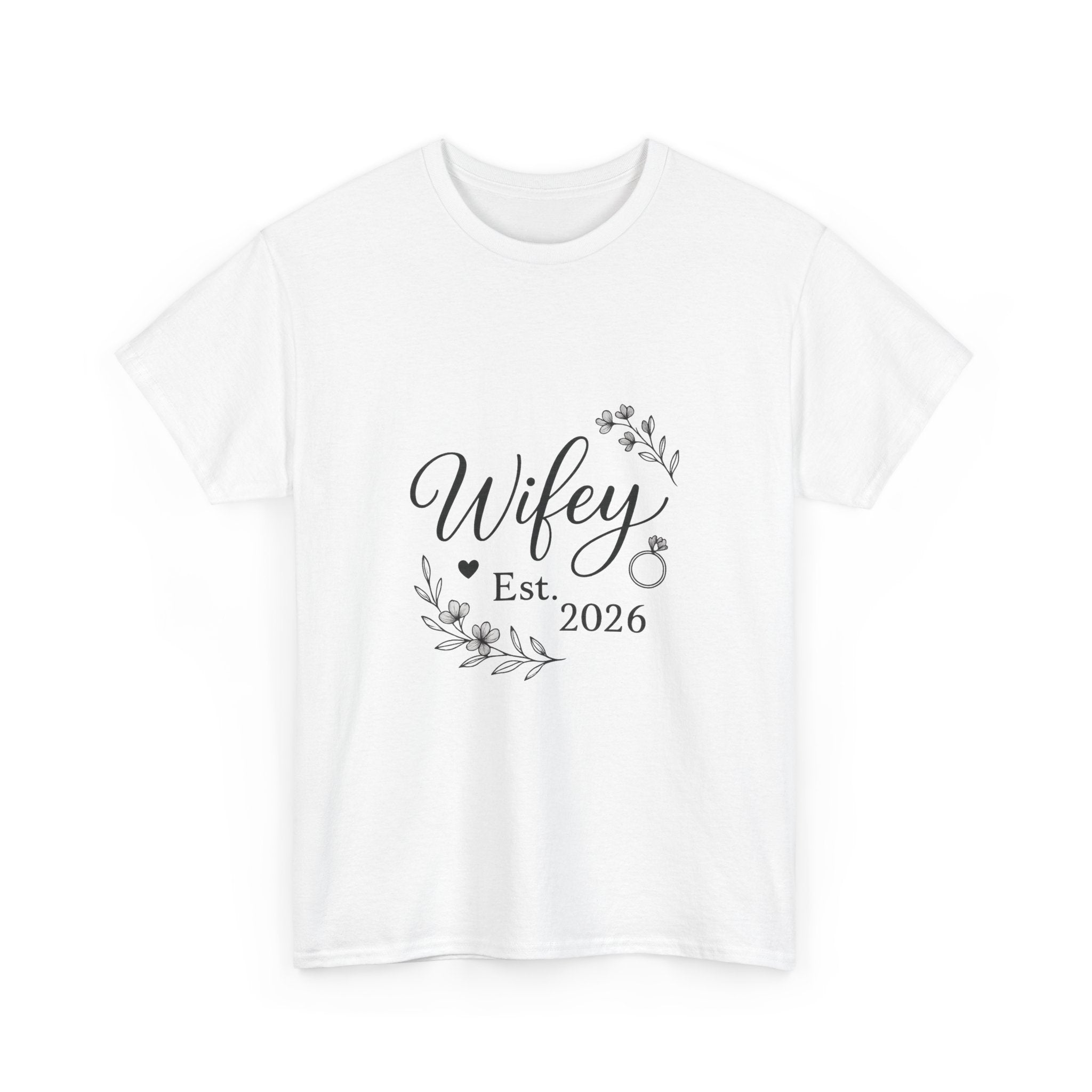 Wifey Est 2026 Bride T-Shirt | Unique Gift | Graphic Tee