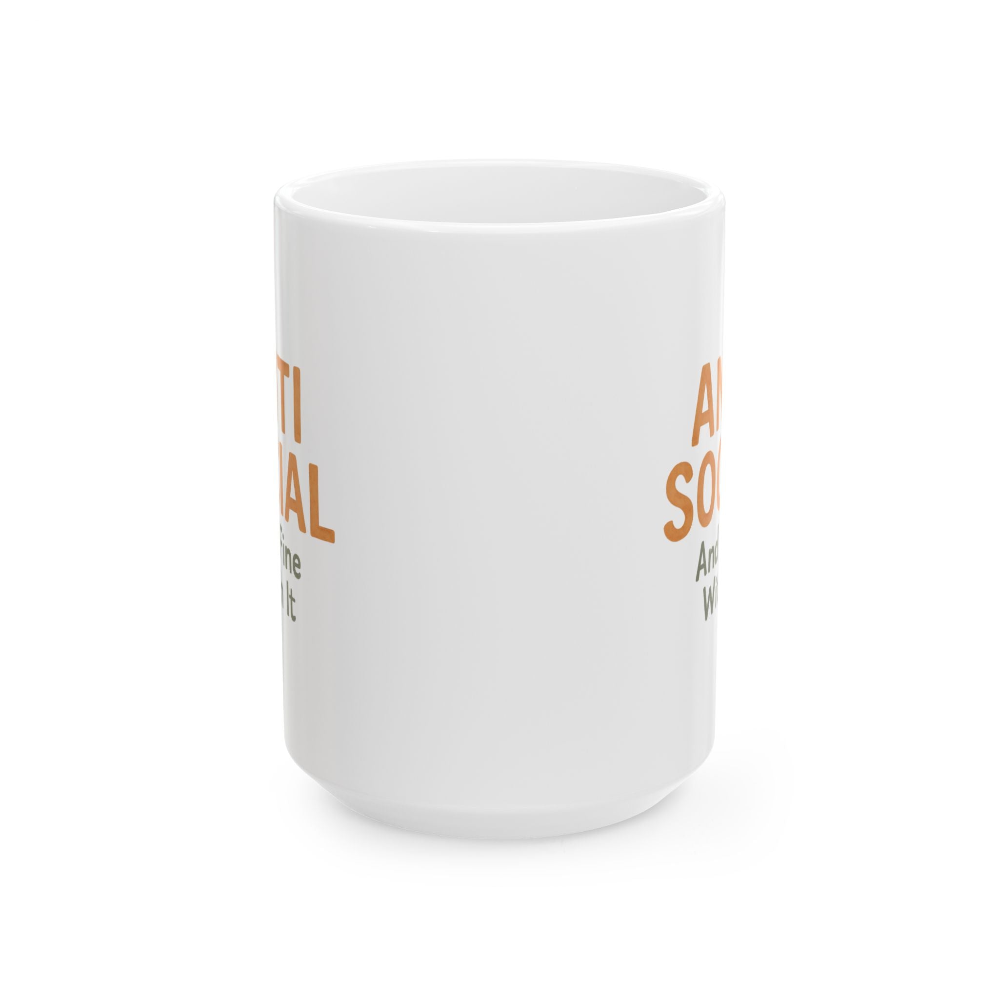 Warning Anti Social Mode Engaged Coffee Mug | Funny Gift | Ceramic Mug