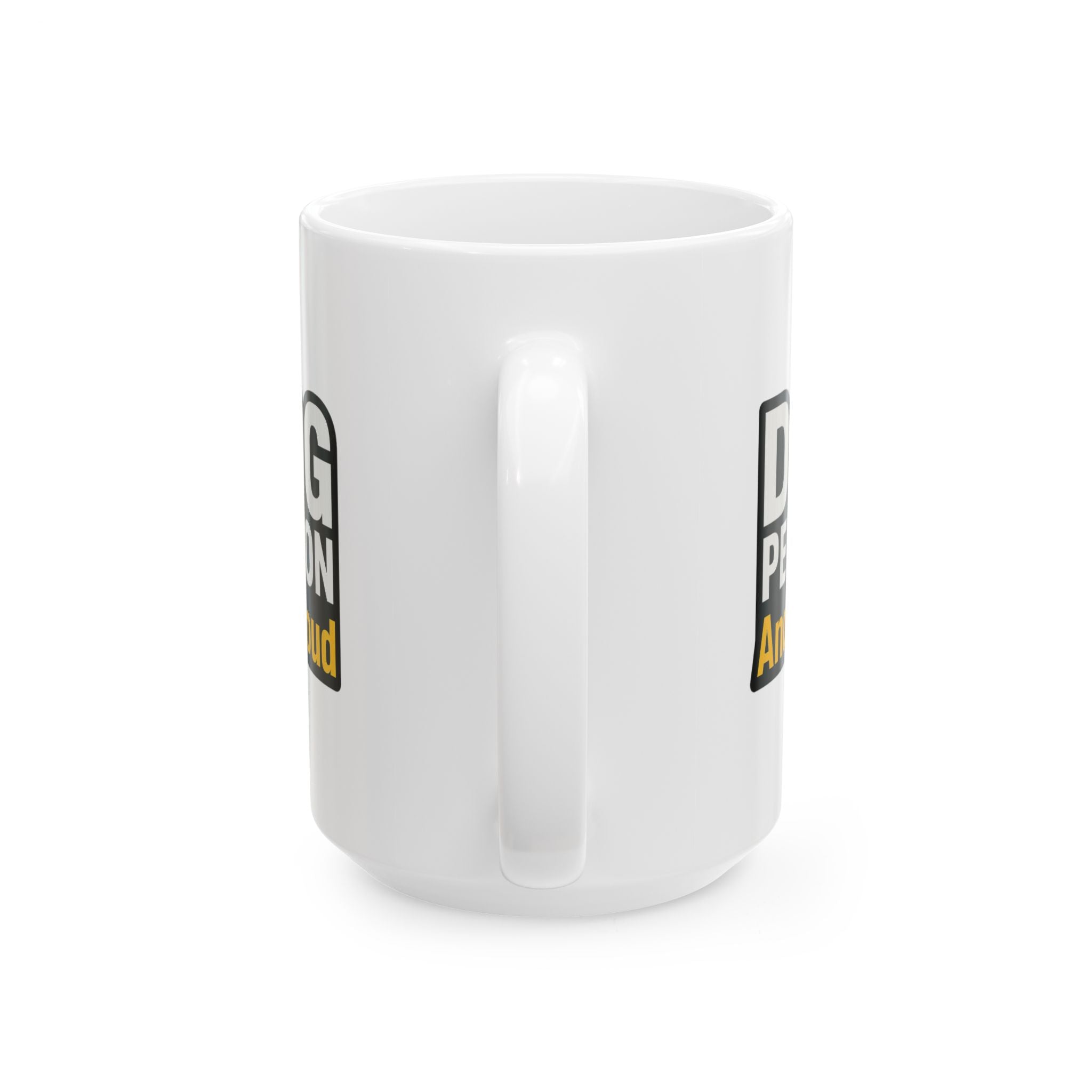 Dog Person Not A Cat Person Coffee Mug | Funny Dog Lover Humor | Ceramic Mug
