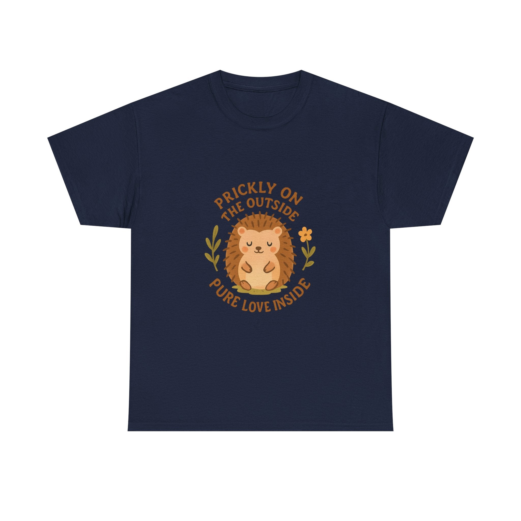 Hedgehog Dad Prickly On The Outside Pure Love Inside T-Shirt