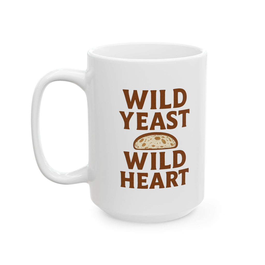 Sourdough Baker Wild Yeast Wild Heart Coffee Mug | Baker Gift | Ceramic Mug