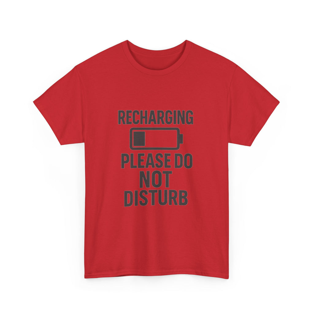 Introvert Recharging Please Do Not Disturb T-Shirt | Unique Gift | Graphic Tee