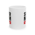 Officially A Supermom Send Backup Coffee Mug | Funny Mom Humor | Ceramic Mug