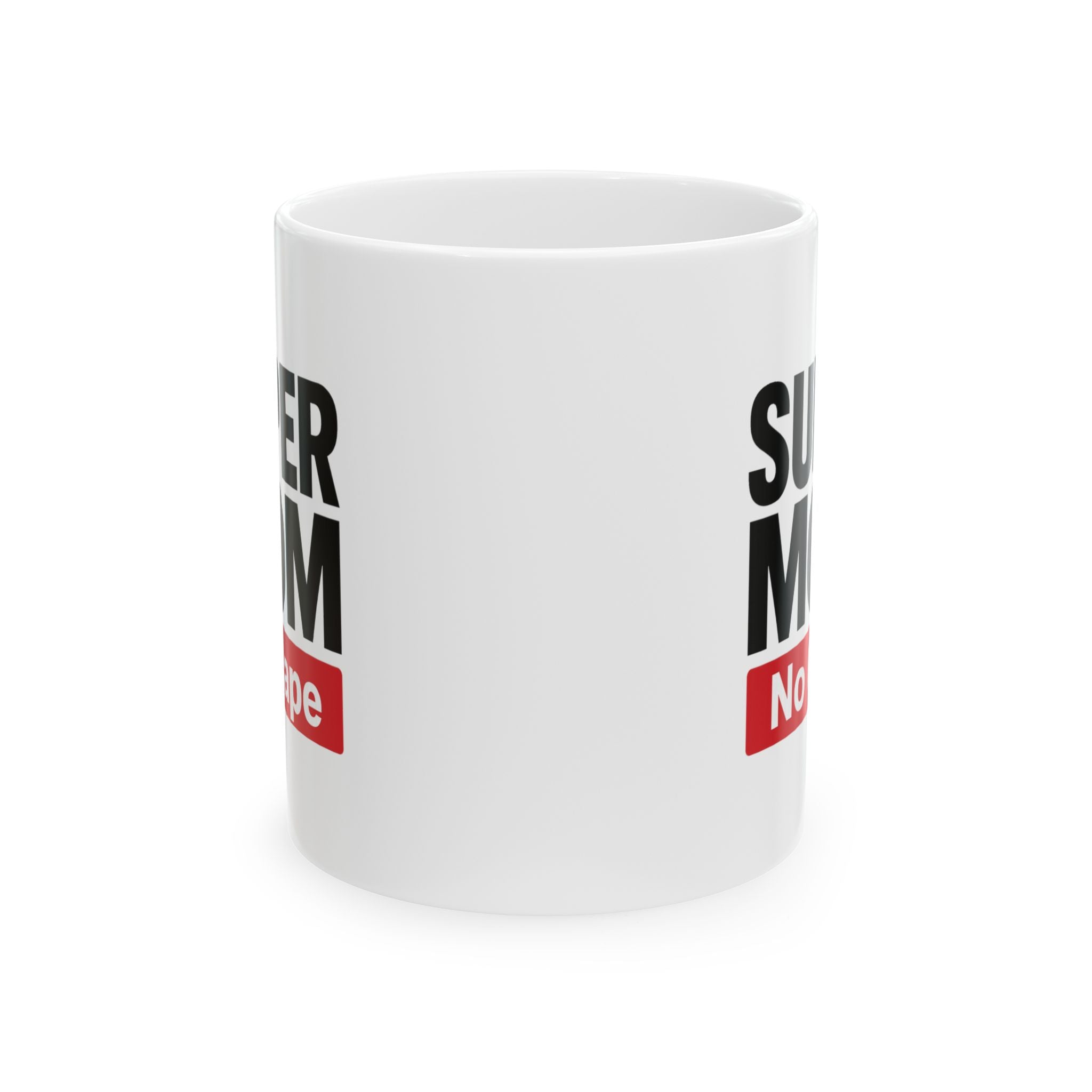 Officially A Supermom Send Backup Coffee Mug | Funny Mom Humor | Ceramic Mug
