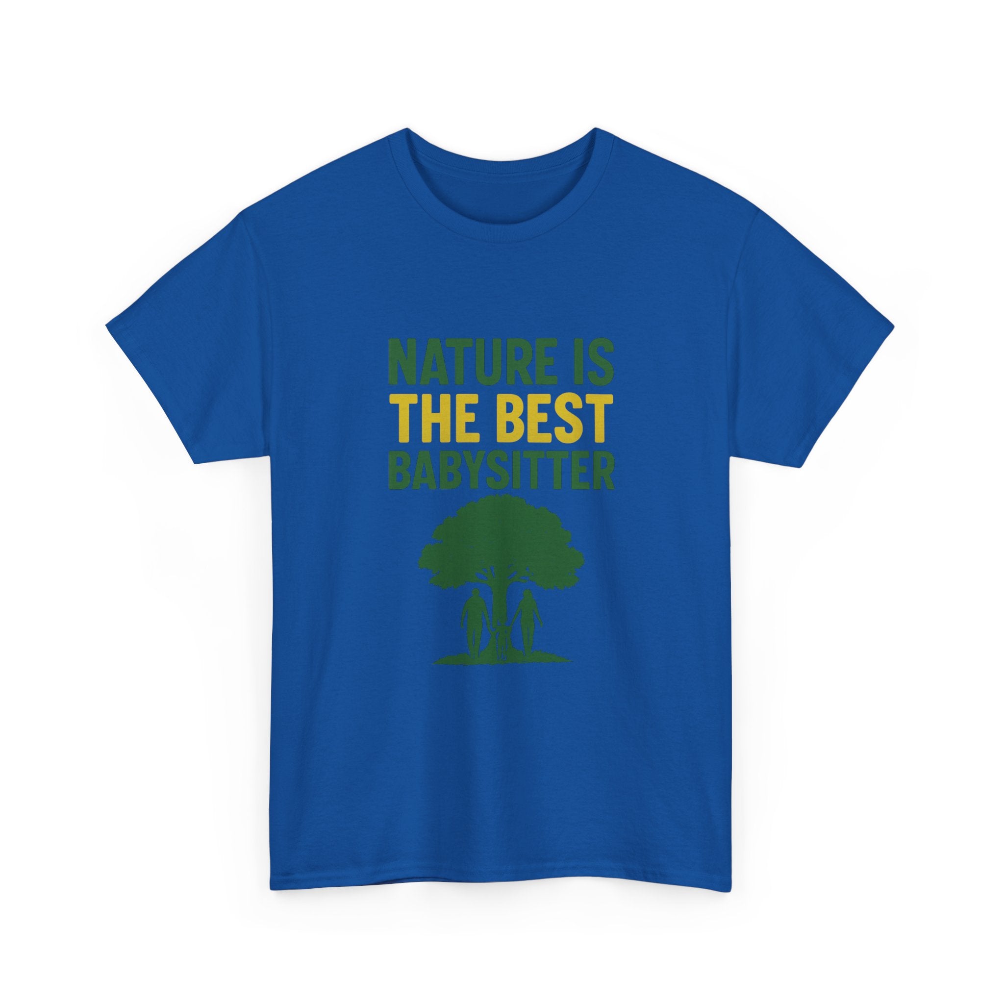 Hiking Mom Nature Is The Best Babysitter T-Shirt | Gift for Mom | Graphic Tee