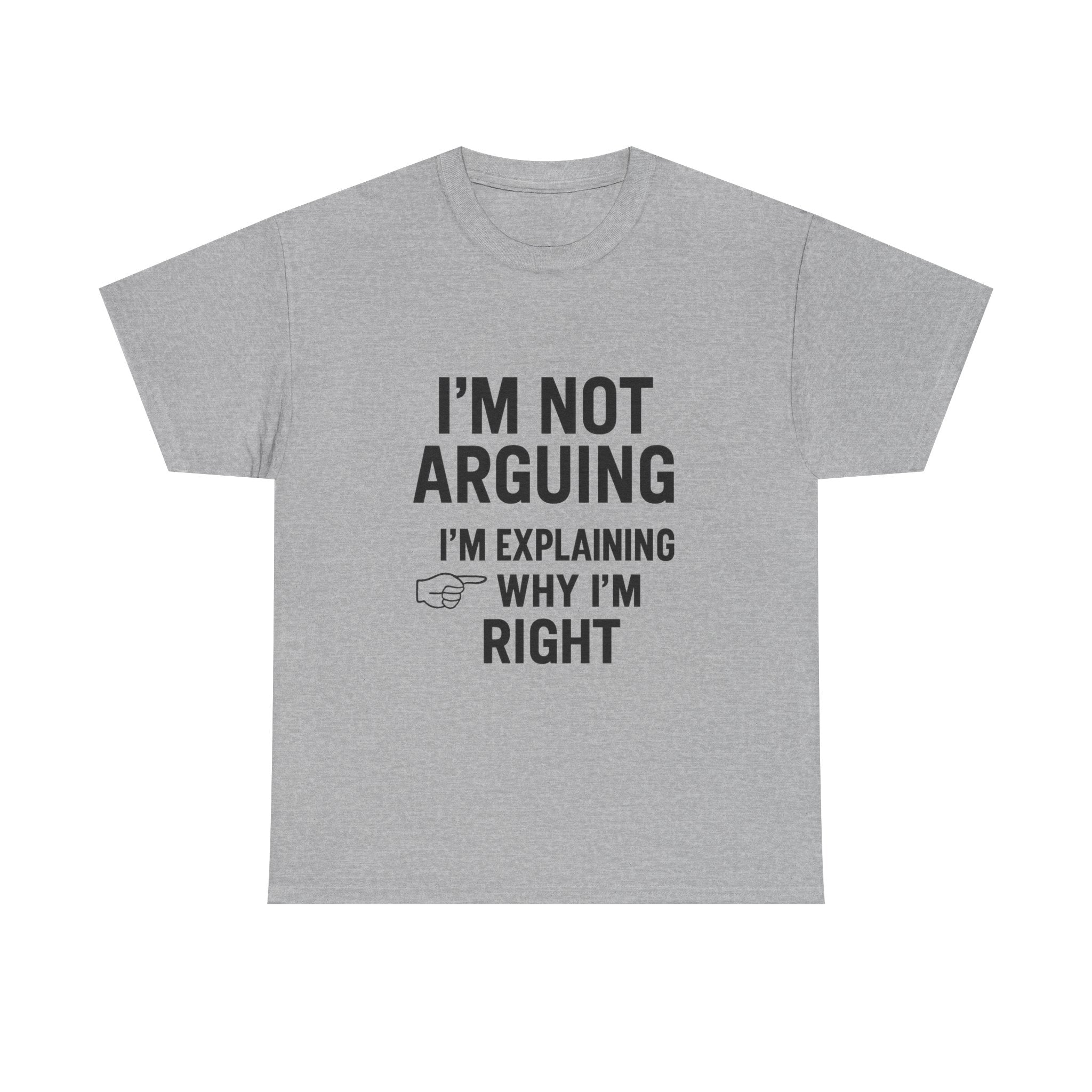 I'm Not Arguing Funny T-Shirt | Funny Gift | Graphic Tee
