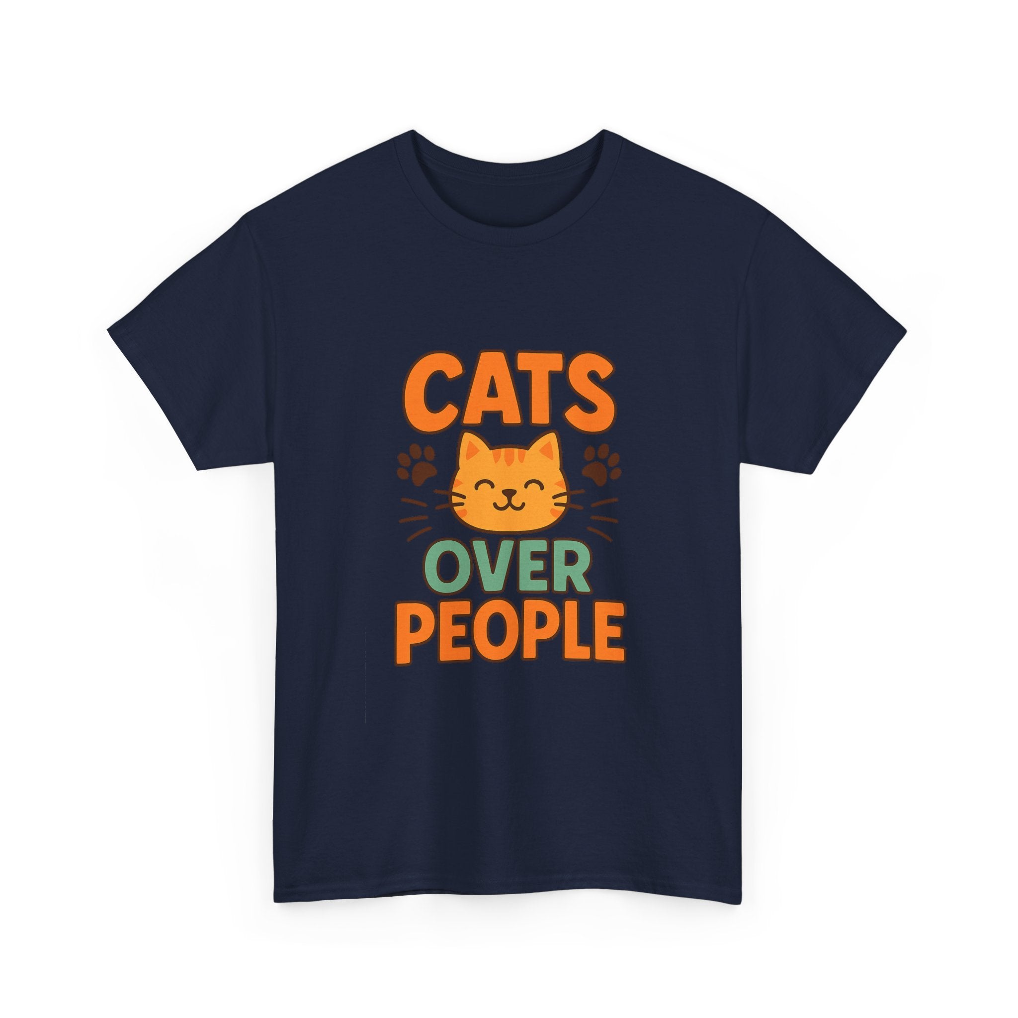 Introvert Powered By Cats T-Shirt | Funny Antisocial Cat Gift | Graphic Tee