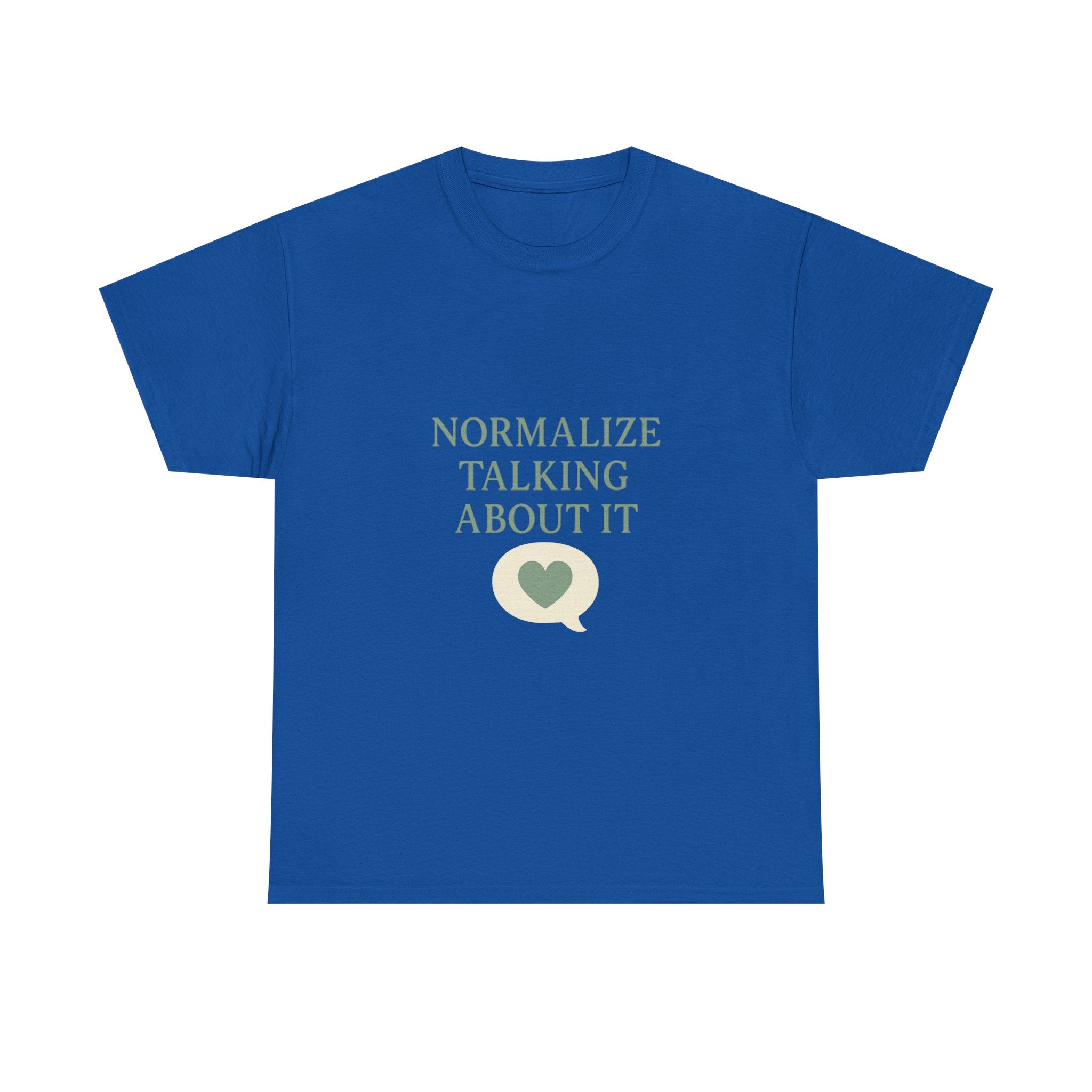 Mental Health Advocate Normalize Talking About It T-Shirt | Cat Lover Gift | Graphic Tee