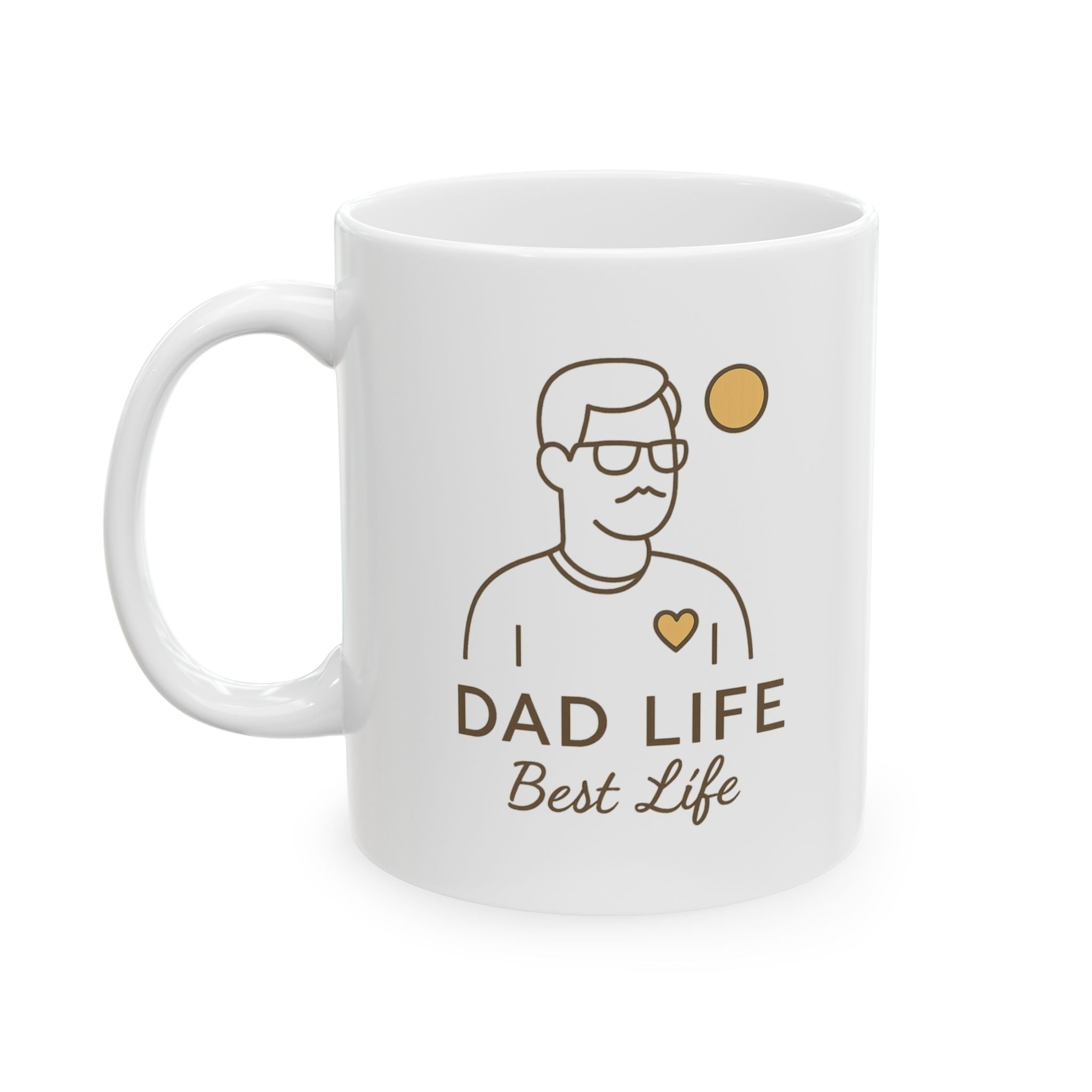 Dad Life Is My Best Life Coffee Mug | Dad Life Gift | Ceramic Mug
