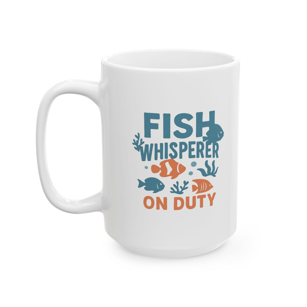 Aquarium Keeper Fish Whisperer On Duty Coffee Mug | Aquarium Lover Gift | Ceramic Mug