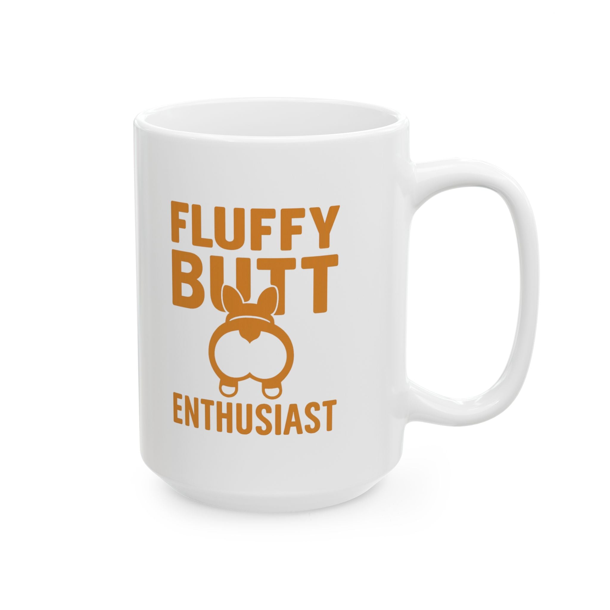 Corgi Mom Fluffy Butt Enthusiast Coffee Mug | Gift for Mom | Ceramic Mug