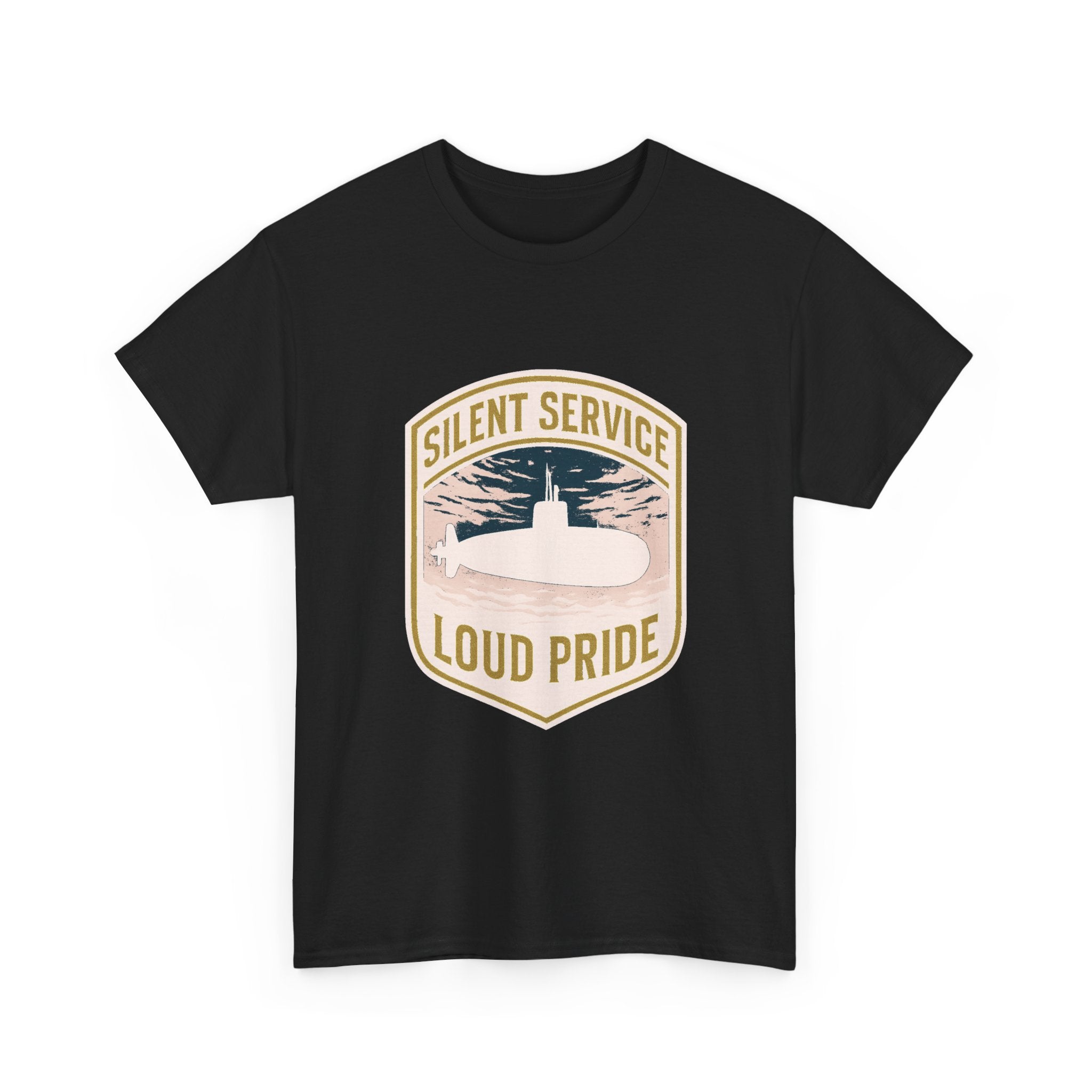 Submarine Veteran Silent Service Loud Pride T-Shirt