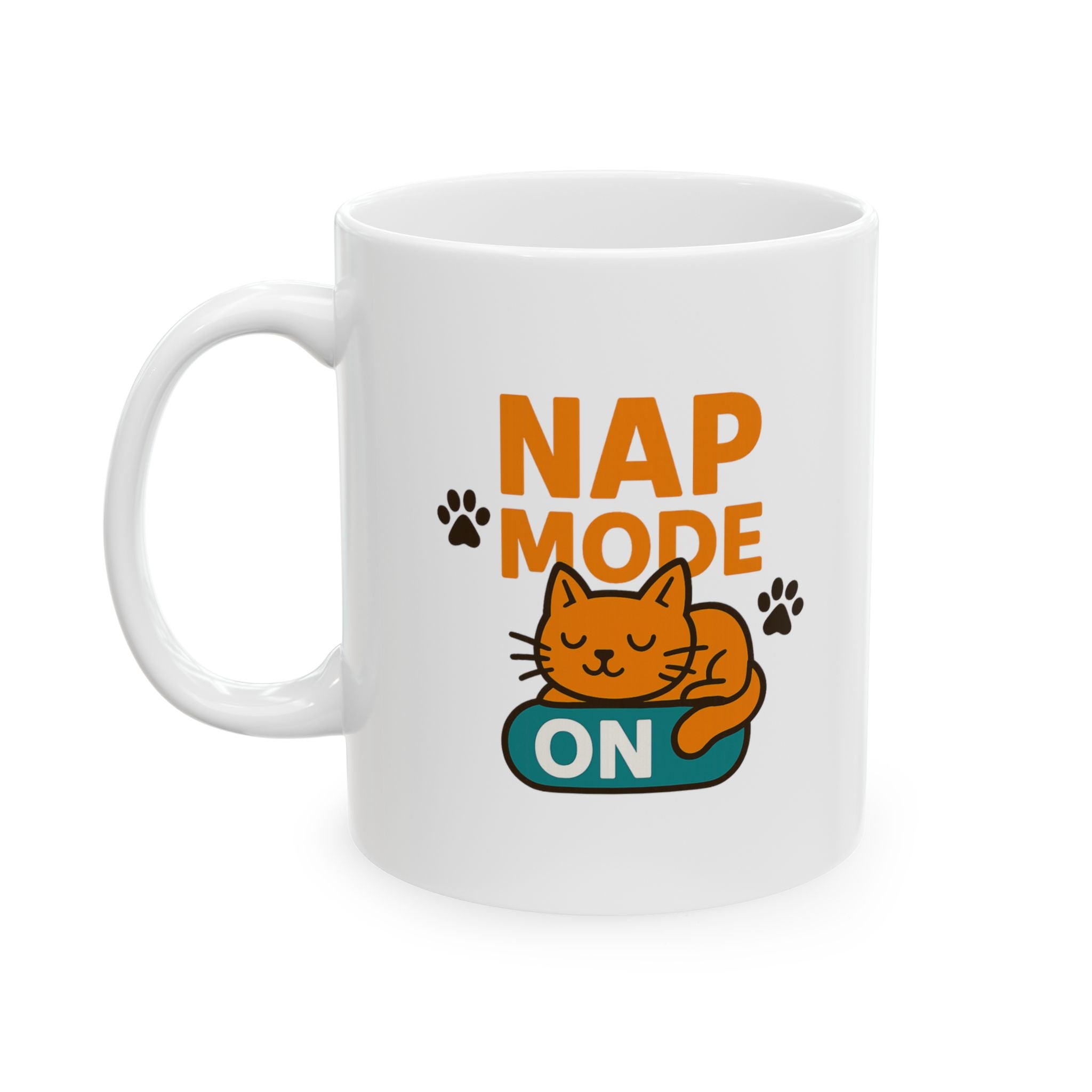 Currently Unavailable Cat Is Napping Coffee Mug | Funny Pet Humor | Ceramic Mug