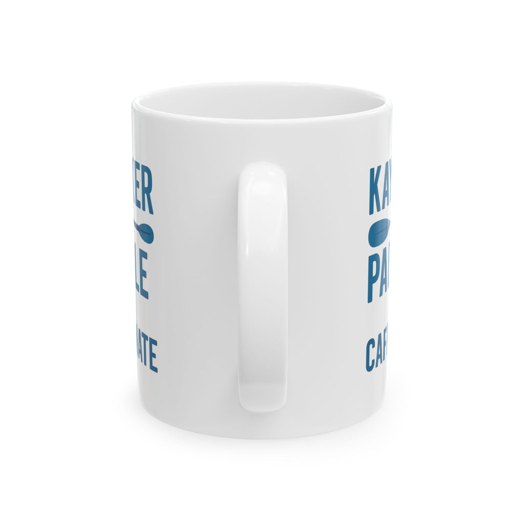 Kayaker Paddle And Caffeinate Coffee Mug | Unique Gift | Ceramic Mug
