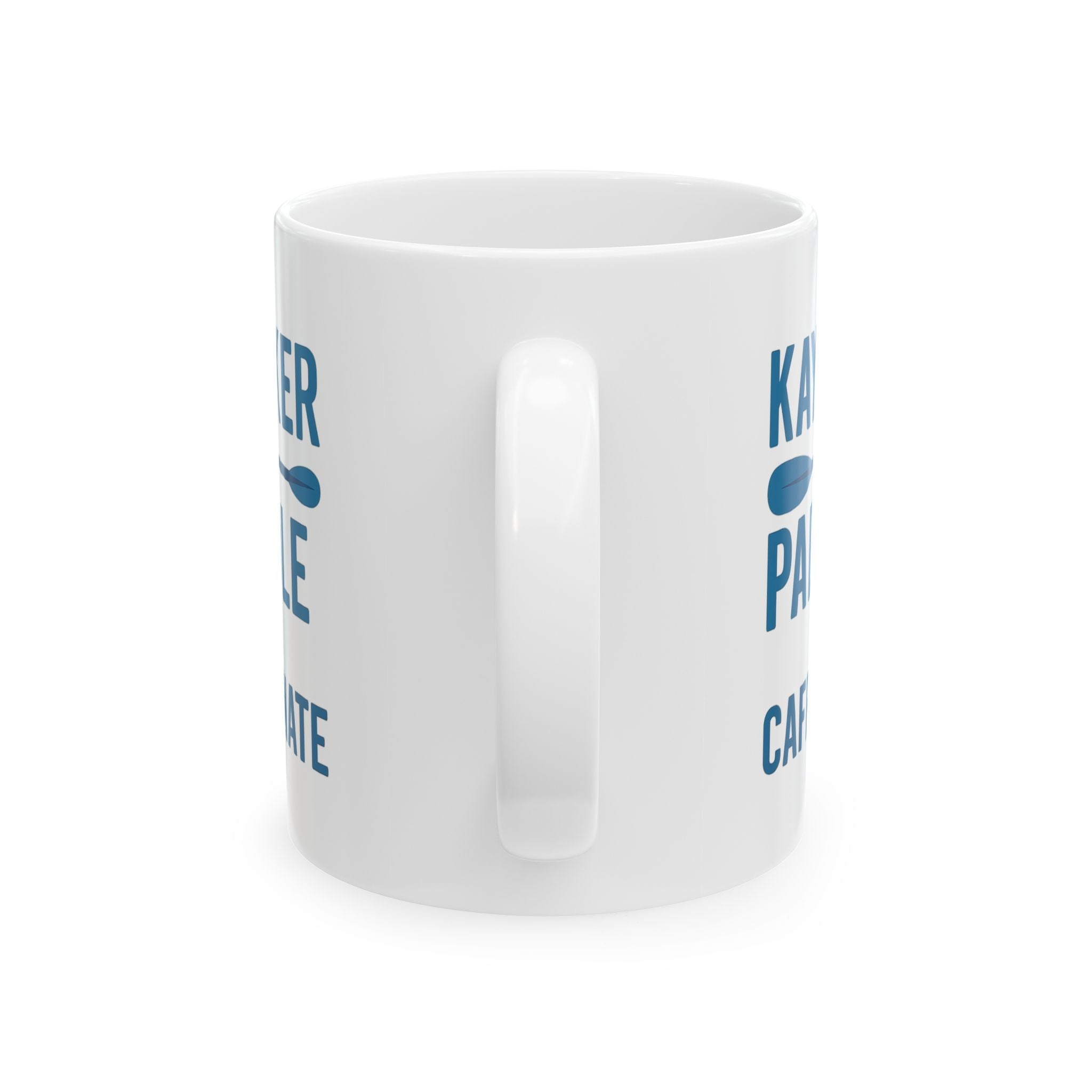 Kayaker Paddle And Caffeinate Coffee Mug | Unique Gift | Ceramic Mug