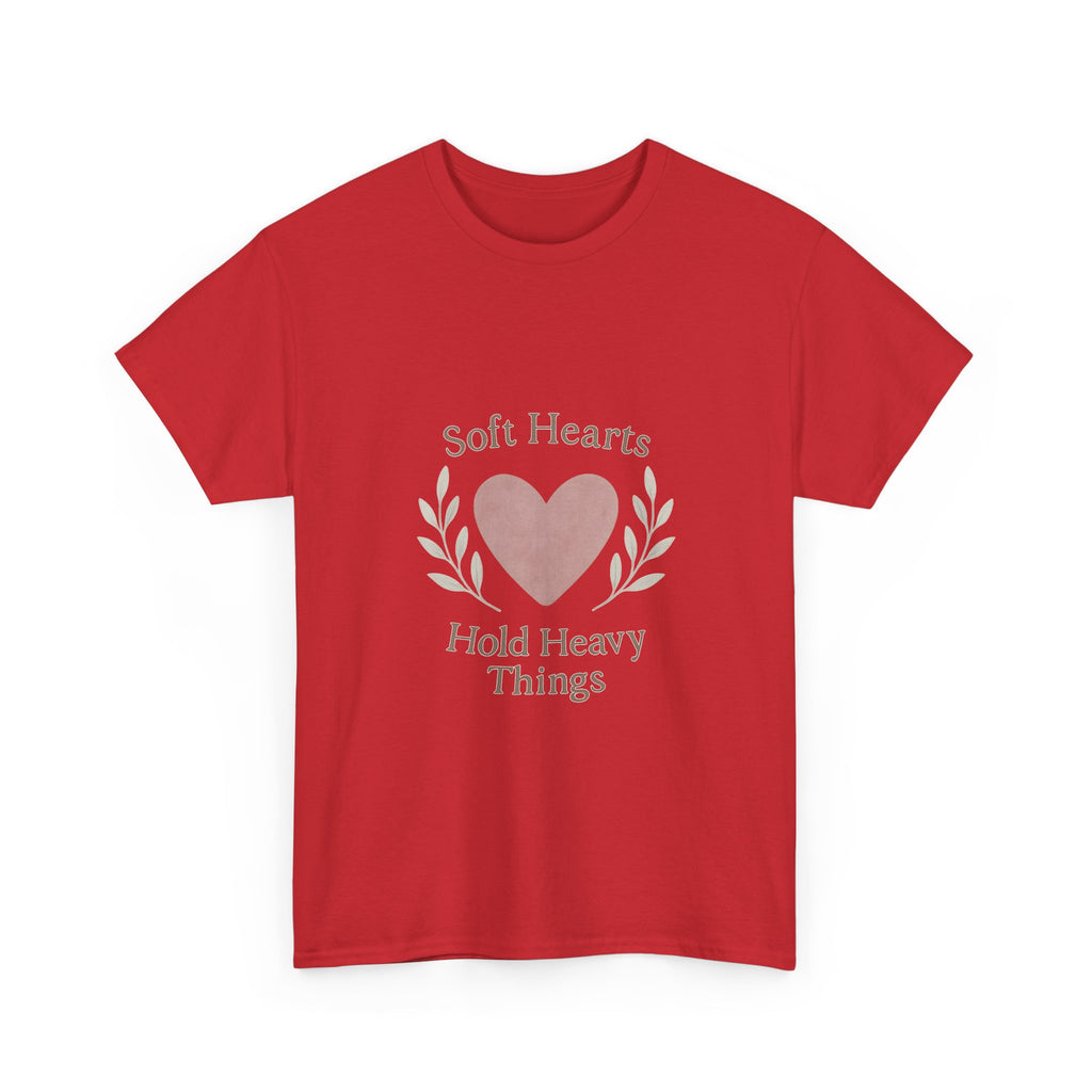 Grief Support Soft Hearts Hold Heavy Things T-Shirt