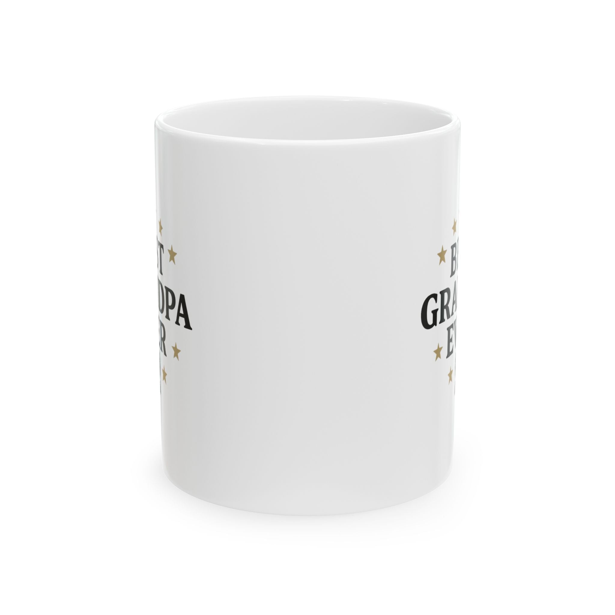 Best Grandpa Ever Stars Coffee Mug | Gift for Grandpa | Ceramic Mug