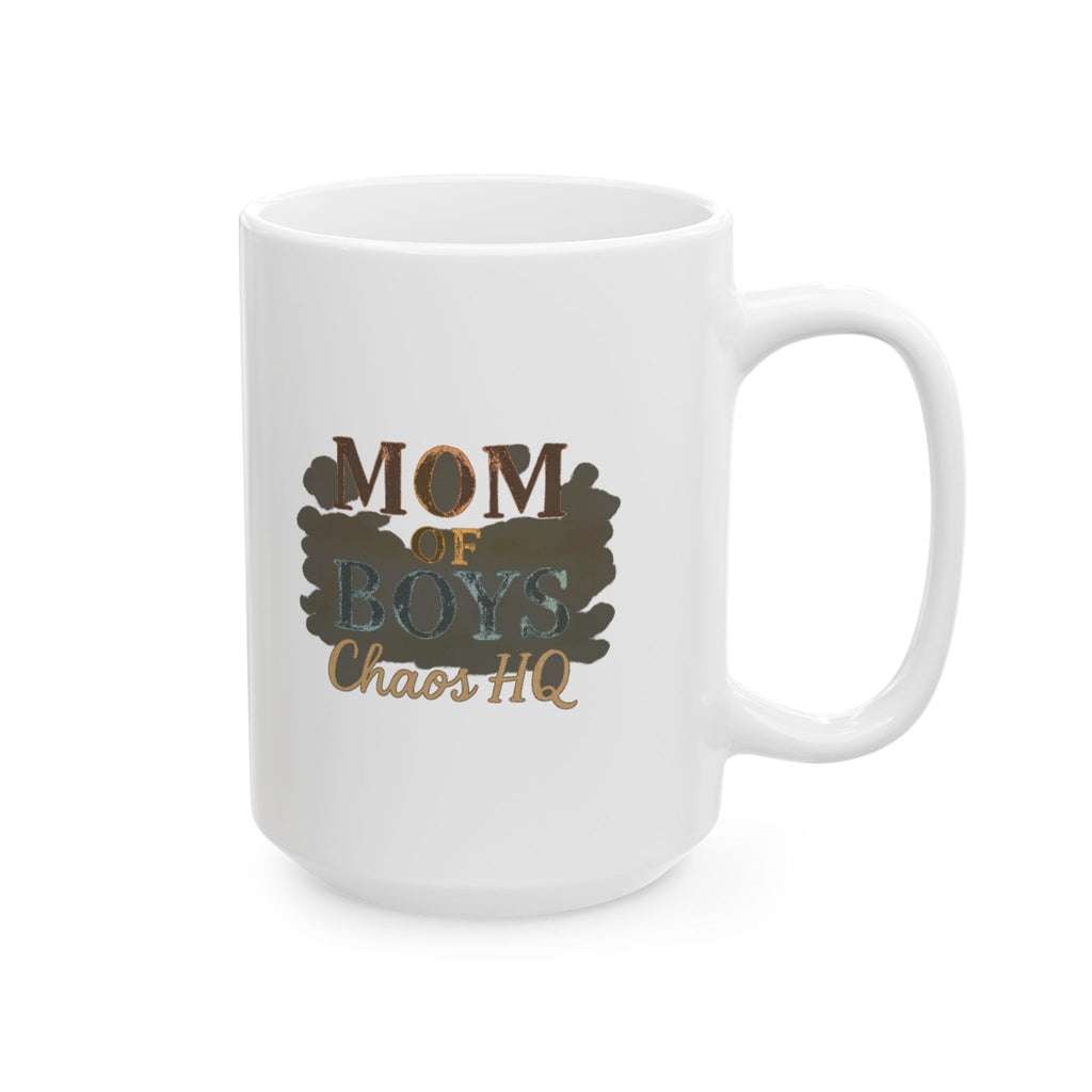 Mom Of Boys Built Tough Coffee Mug | Boy Mom Gift | Ceramic Mug