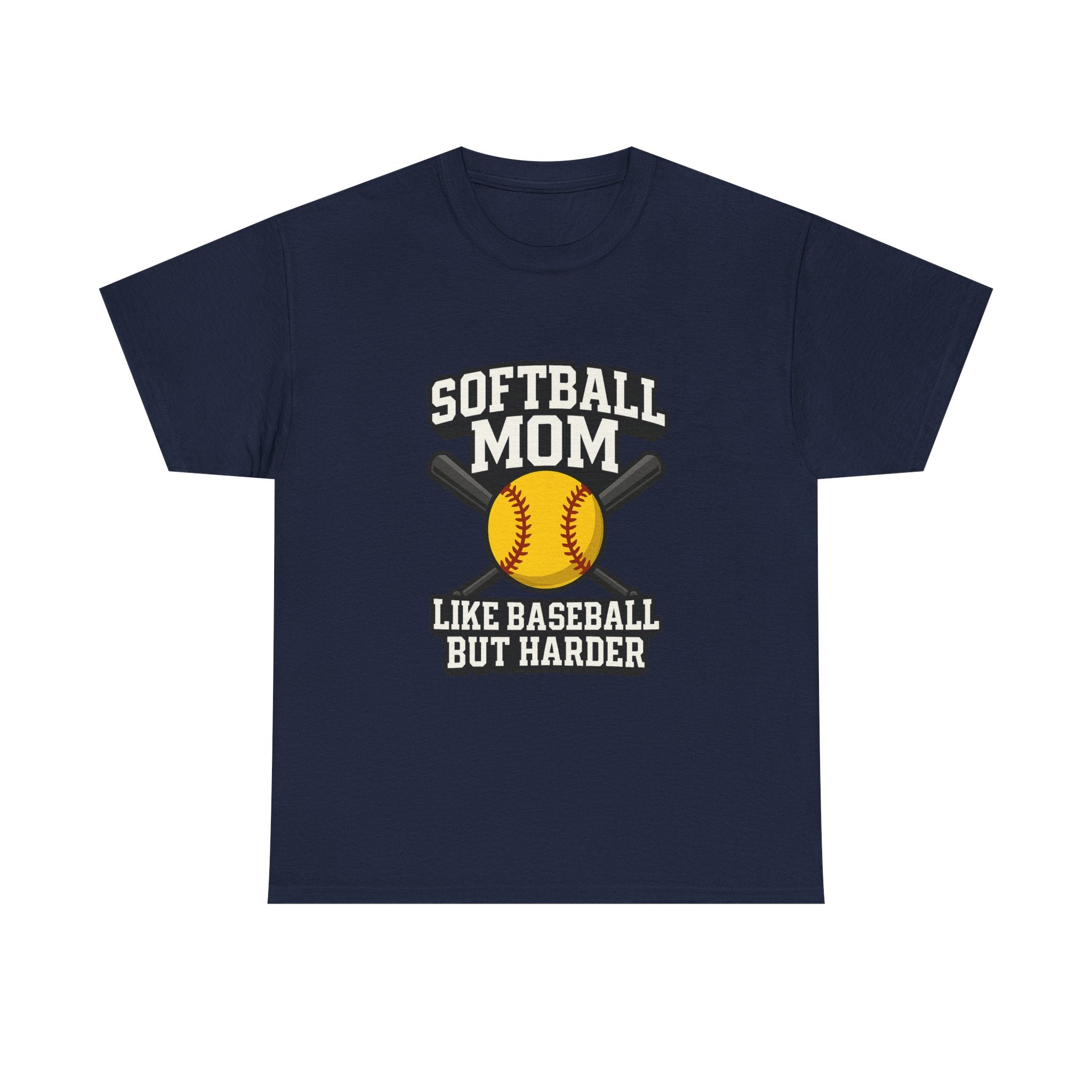 Softball Mom Like Baseball But Harder T-Shirt | Gift for Mom | Graphic Tee