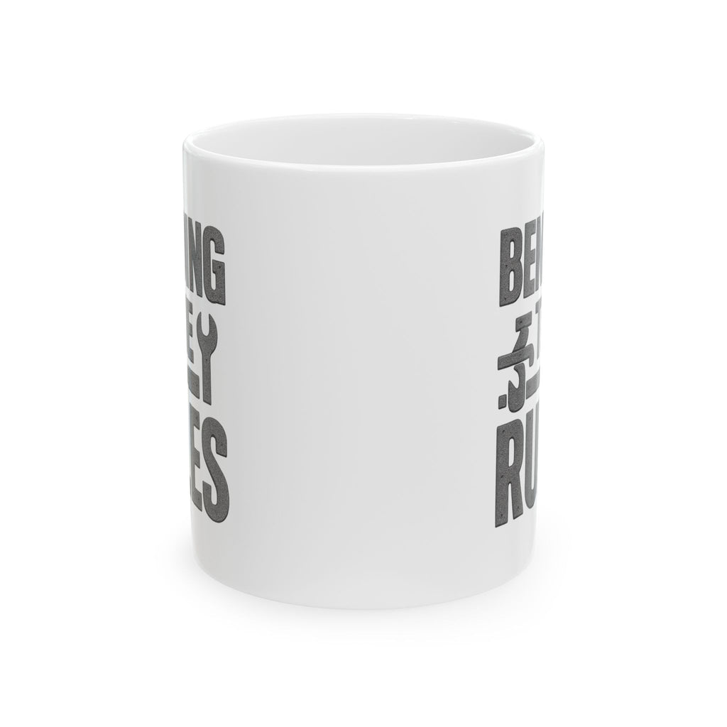 Sheet Metal Worker Bending The Rules Coffee Mug | Unique Gift | Ceramic Mug