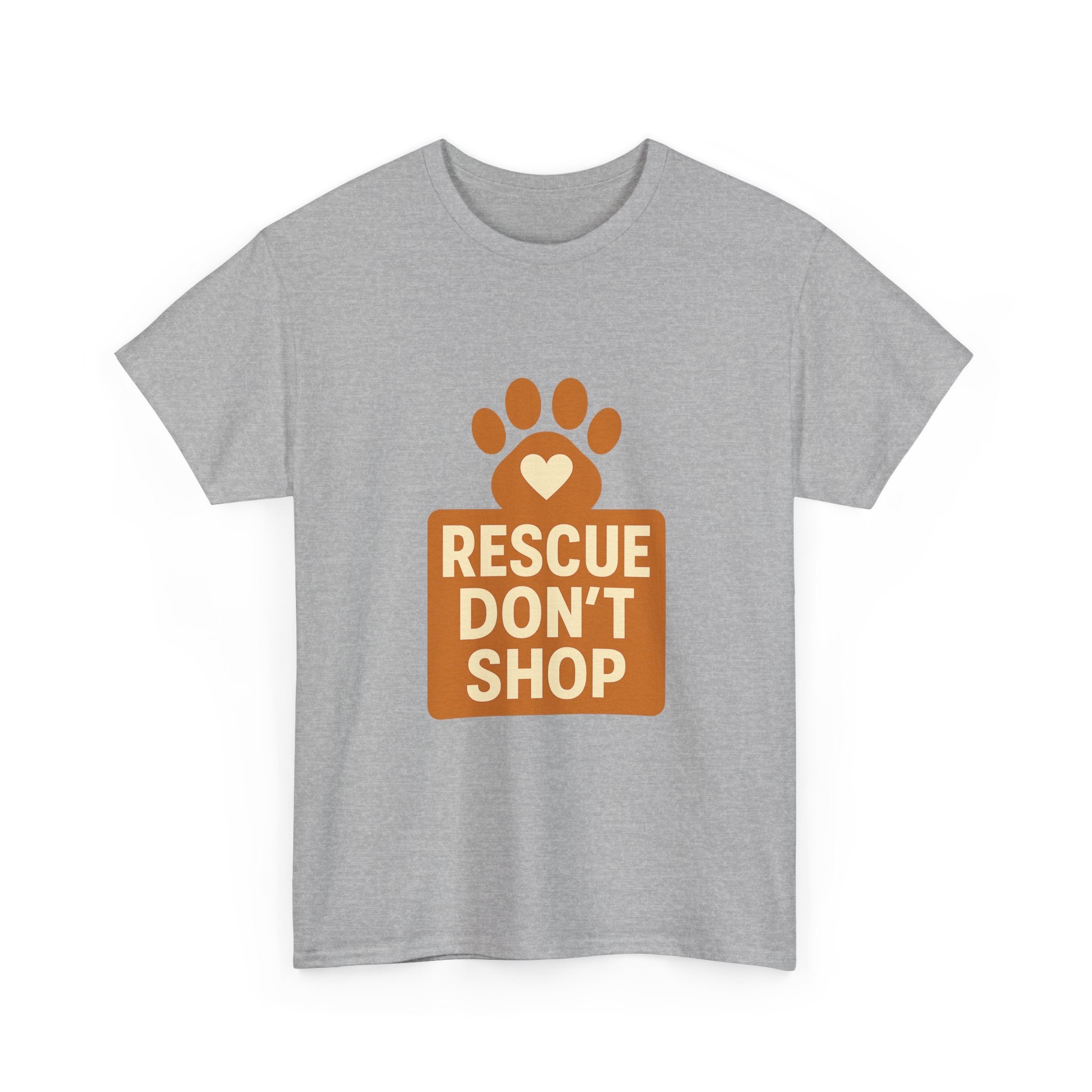Rescue Don't Shop T-Shirt | Unique Gift | Graphic Tee