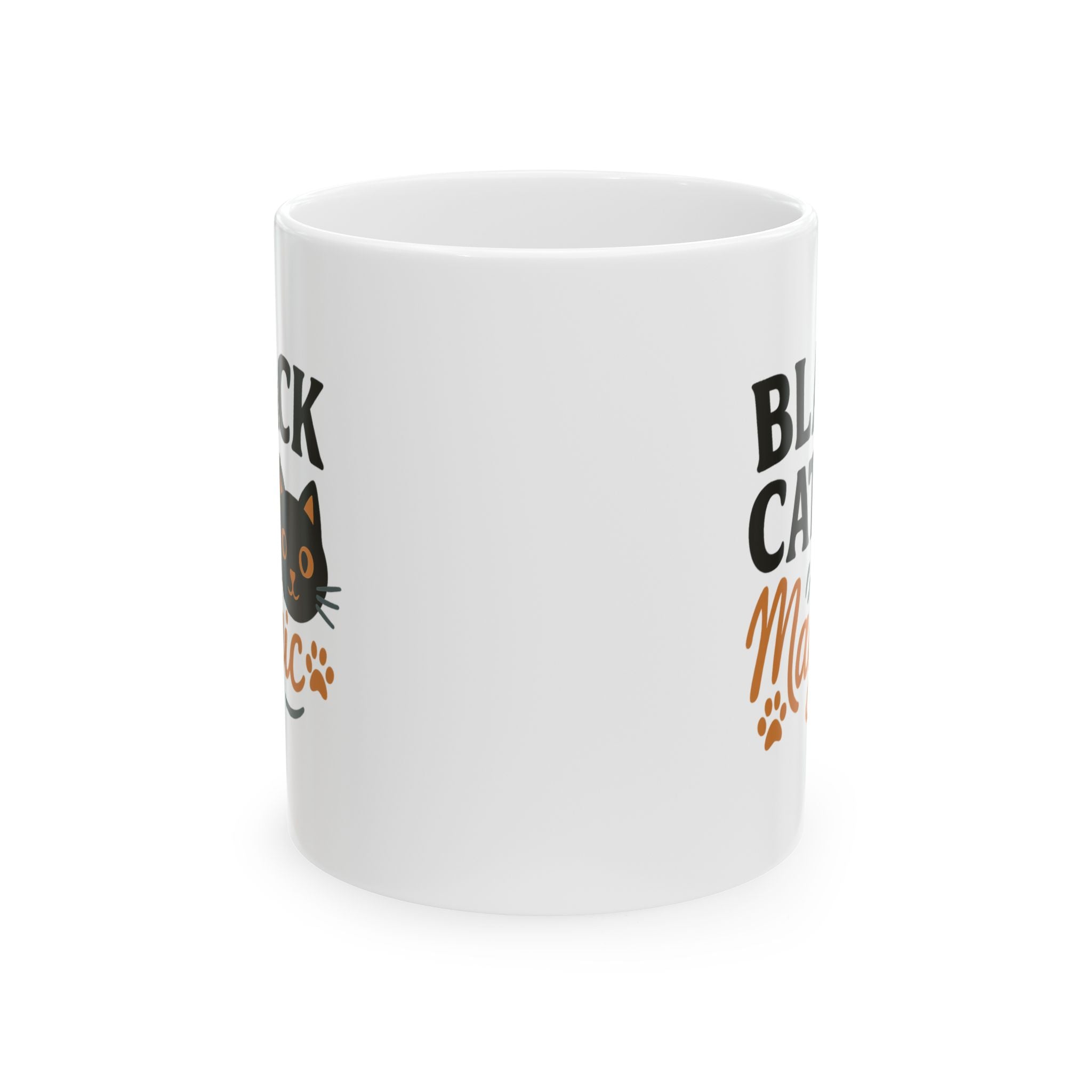 Black Cat Magic Coffee Mug | Black Cat Lover Gift | Ceramic Mug
