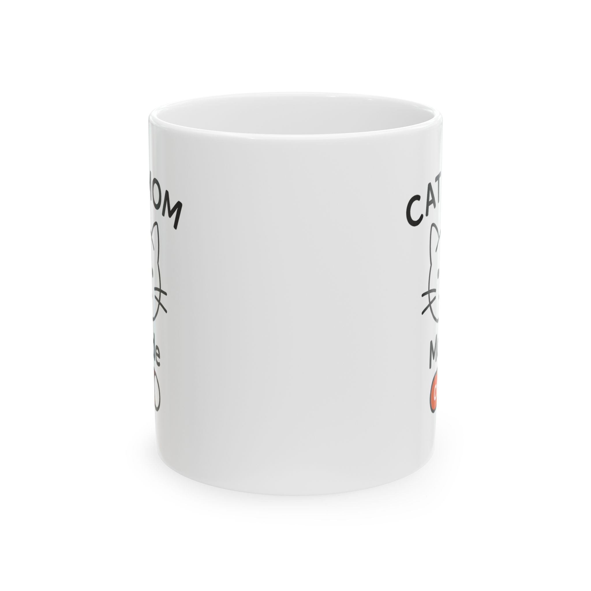 Cat Hair Is My Glitter Coffee Mug | Cat Mom Humor | Ceramic Mug