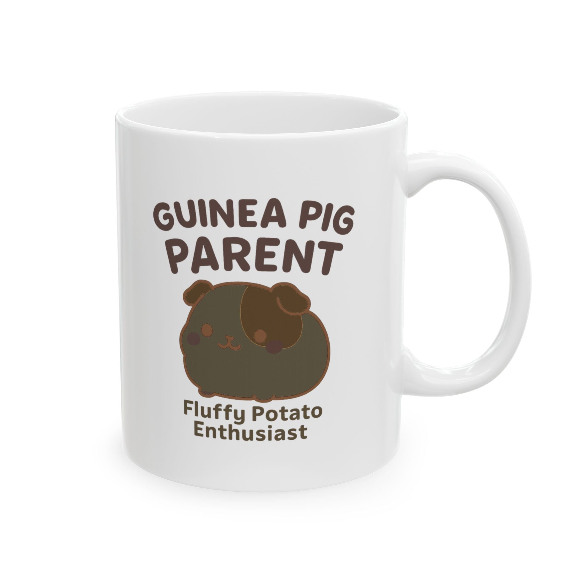 Guinea Pig Parent Fluffy Potato Enthusiast Ceramic Mug