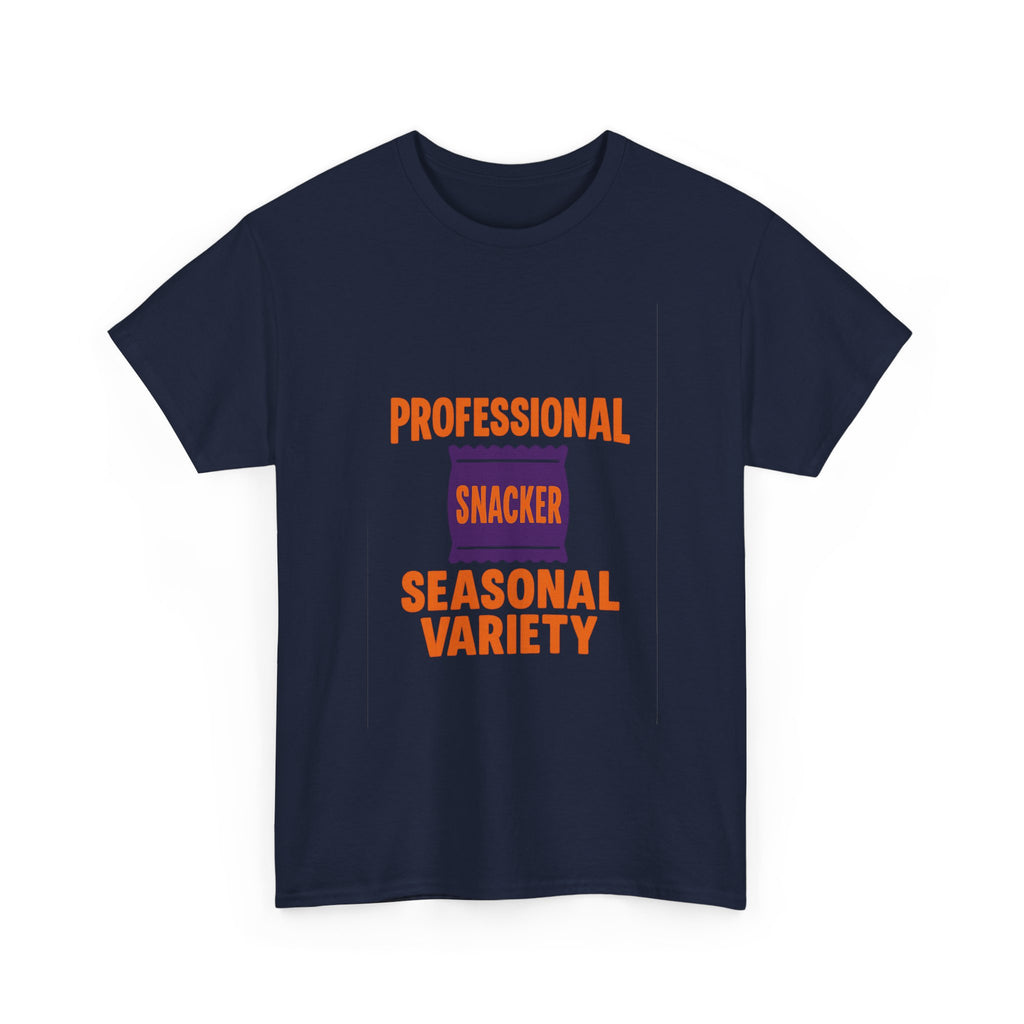 Professional Snacker Seasonal Variety T-Shirt | Unique Gift | Graphic Tee