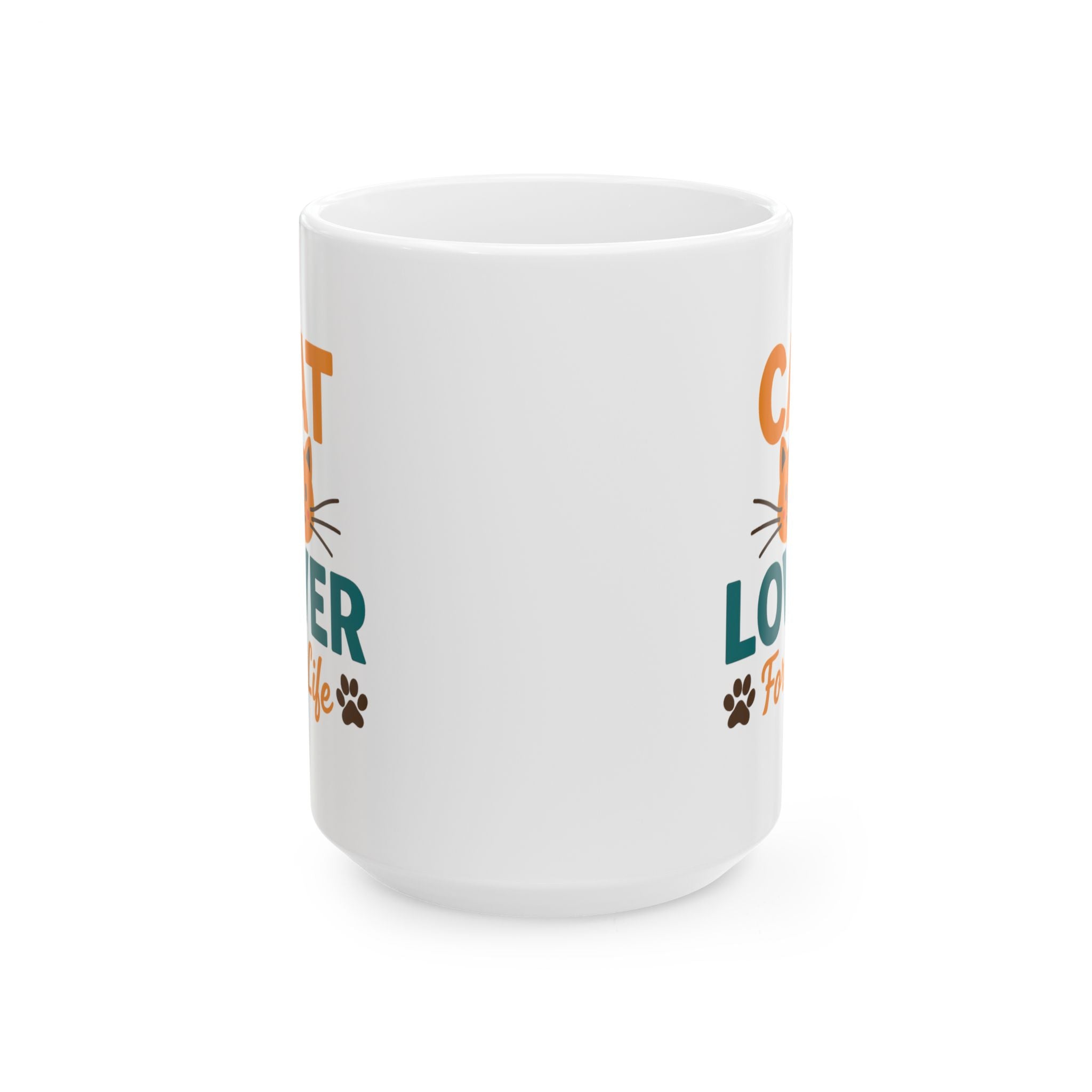 Cats Are My Happy Place Coffee Mug | Cat Lover Gift | Ceramic Mug