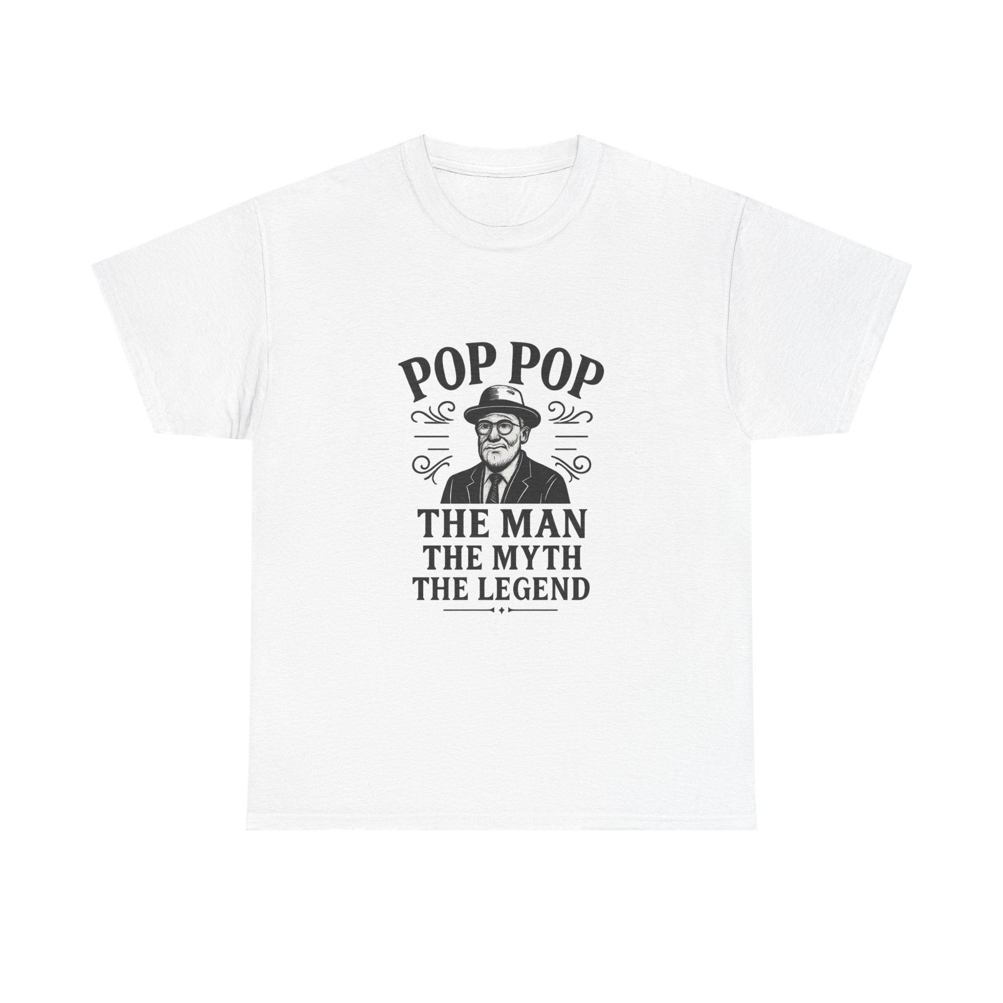 Pop Pop The Man The Myth Grandfather T-Shirt | Unique Gift | Graphic Tee