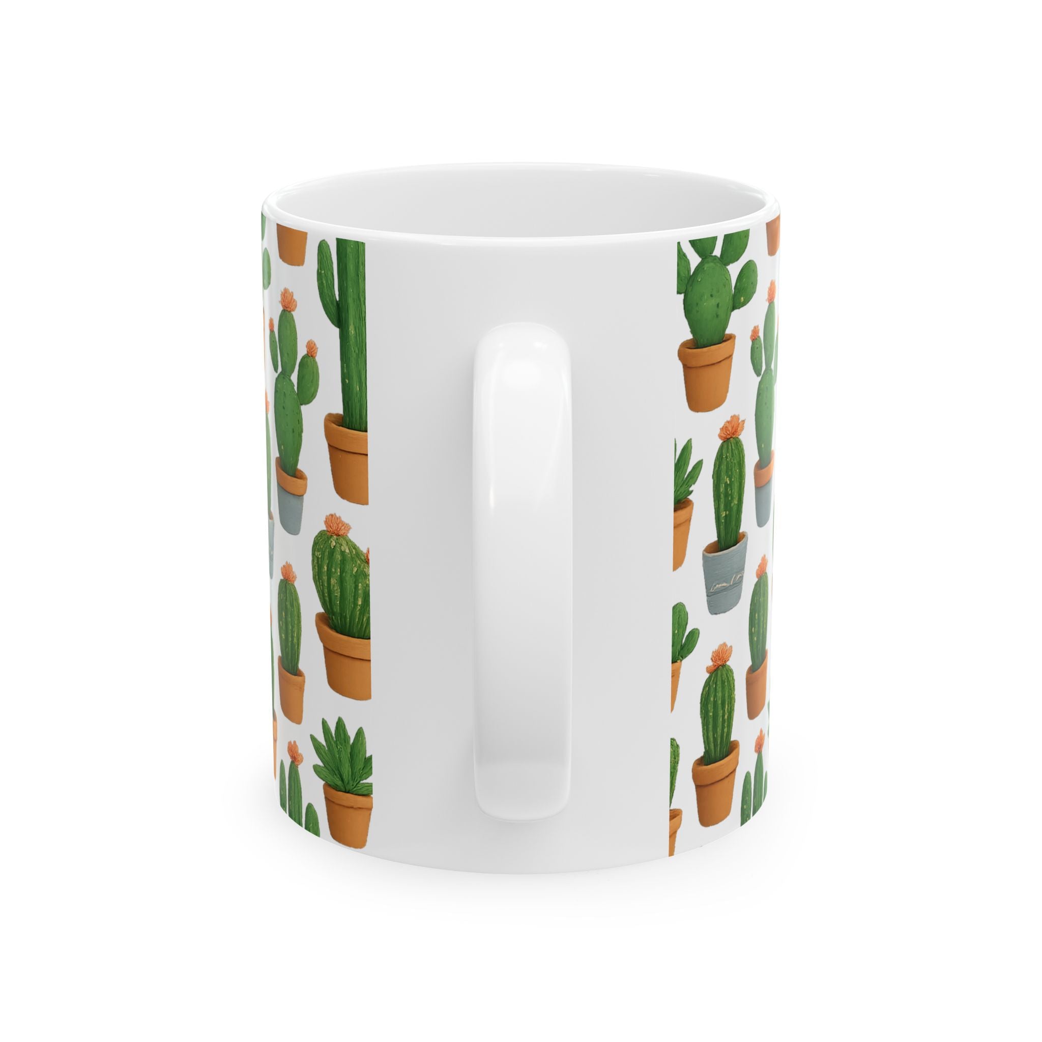 Potted Succulents Coffee Mug | Unique Gift | Ceramic Mug