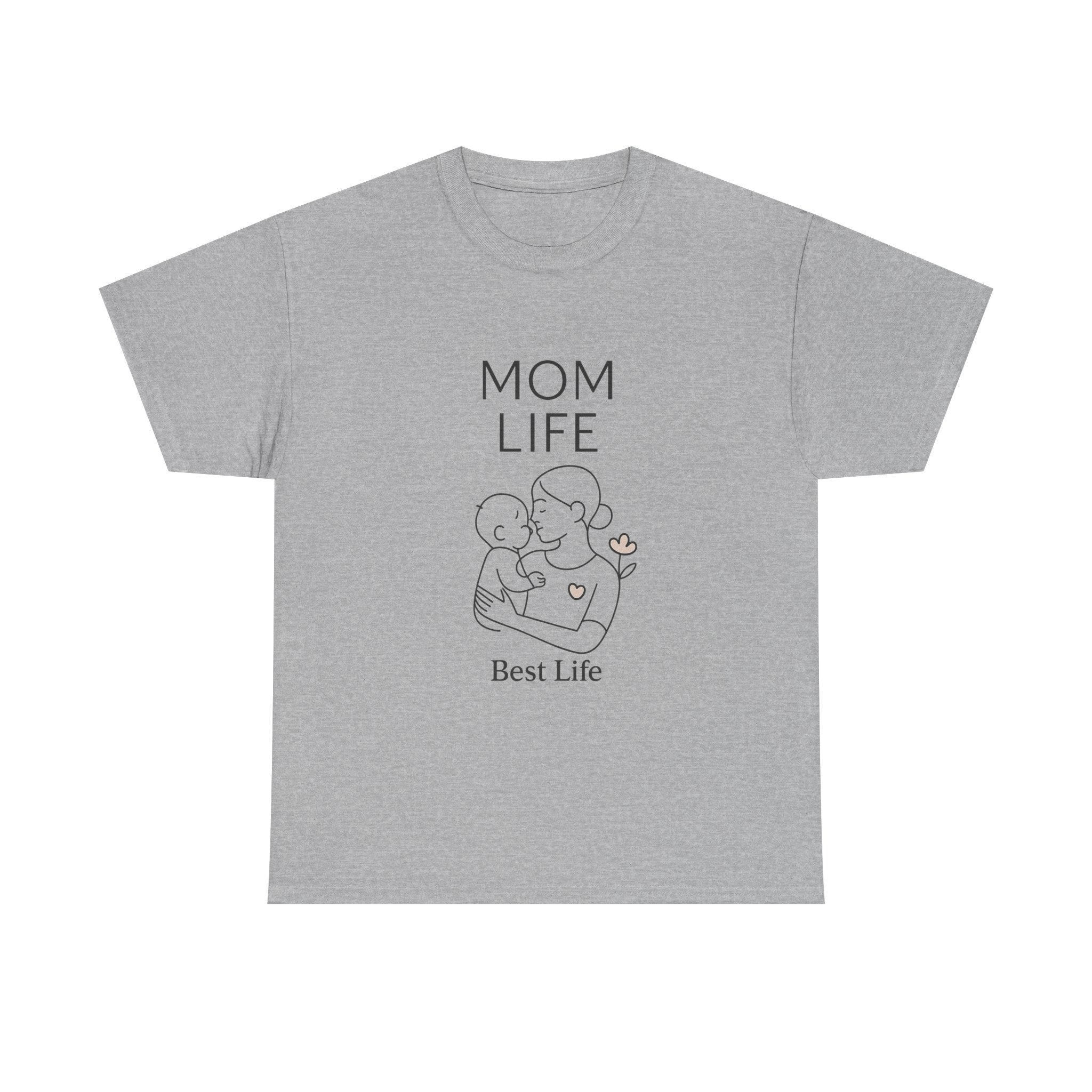 Mom Life Best Life Period T-Shirt | Mom Humor Gift | Graphic Tee