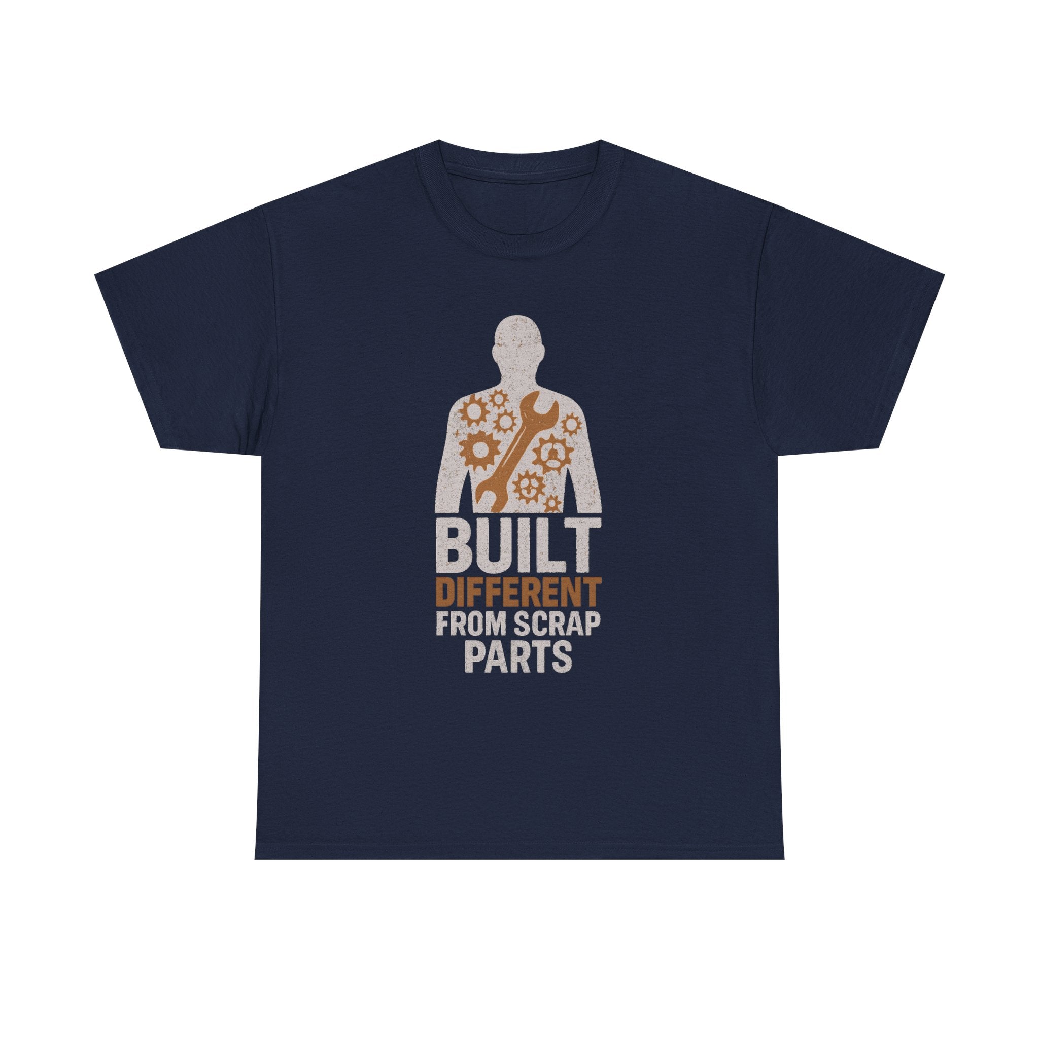 Built Different From Scrap Parts T-Shirt | Unique Gift | Graphic Tee