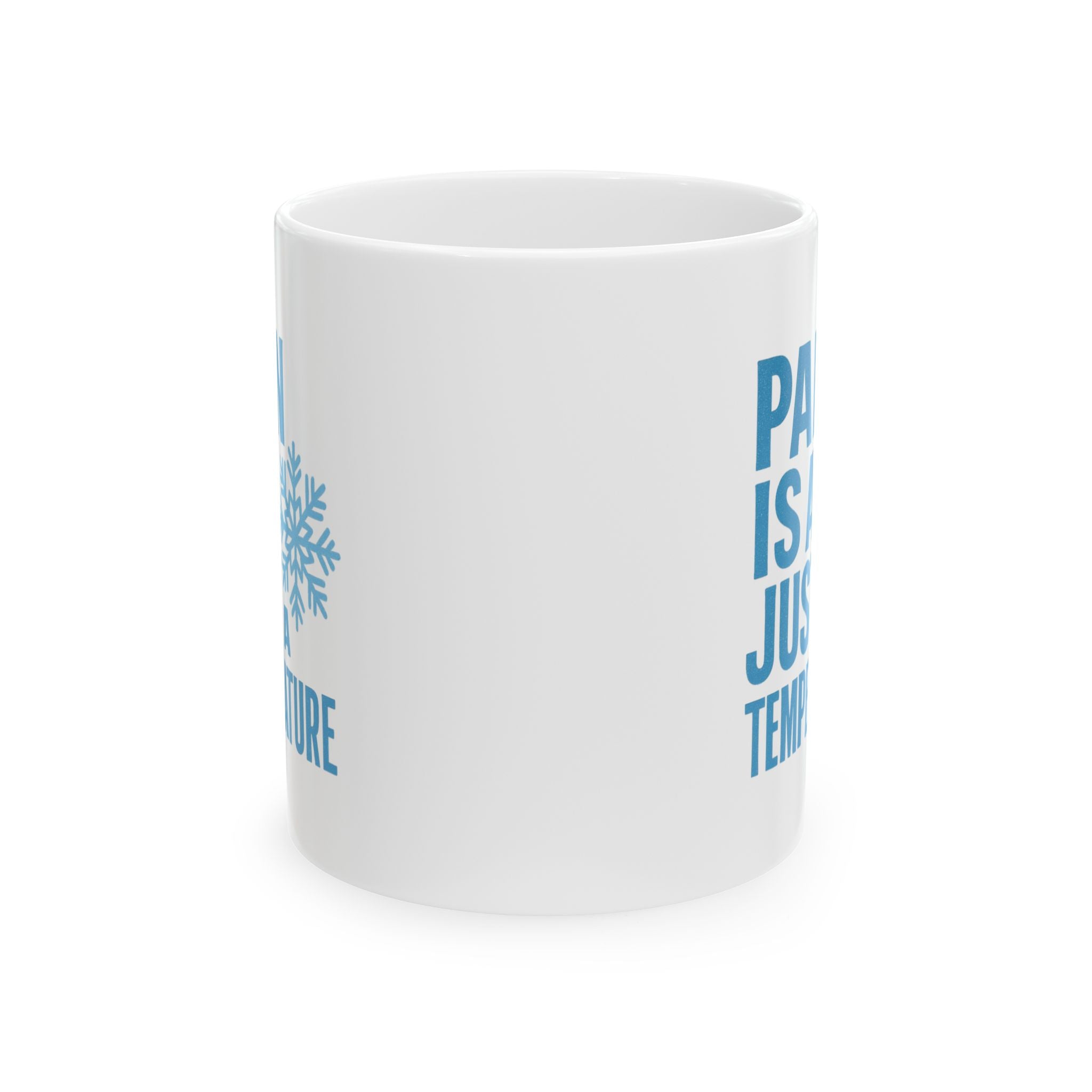 Cold Plunge Enthusiast Pain Is Just A Temperature Coffee Mug | Unique Gift | Ceramic Mug