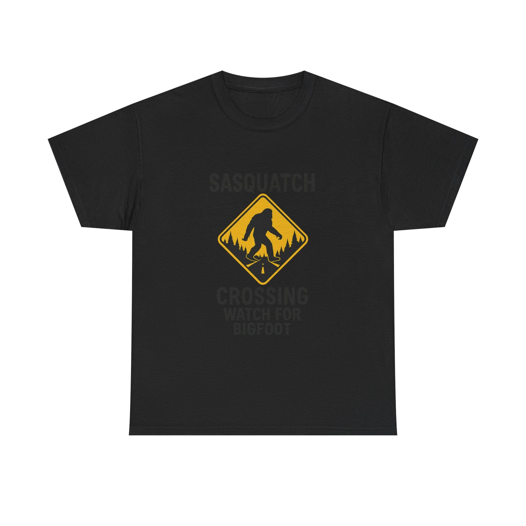 Sasquatch Crossing Watch For Bigfoot T-Shirt | Unique Gift | Graphic Tee