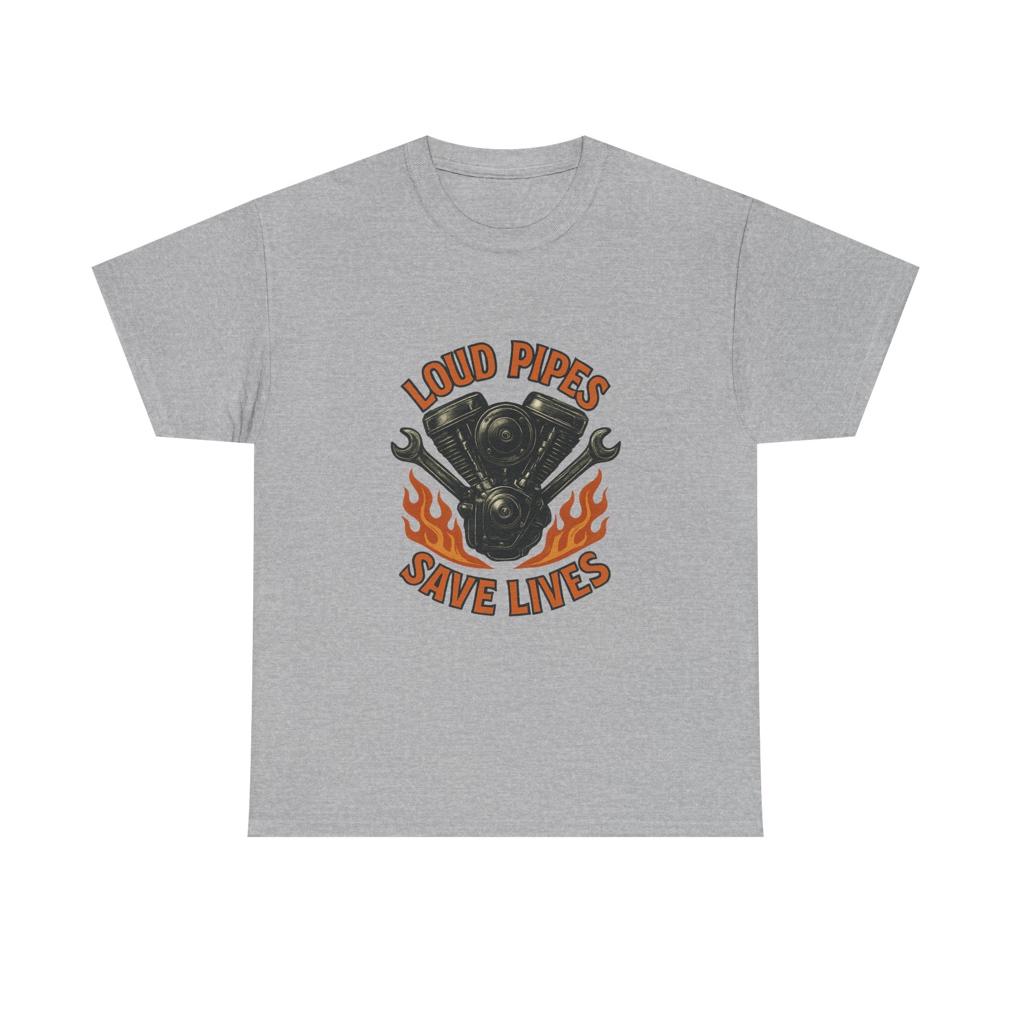 Motorcycle Mechanic Loud Pipes Save Lives T-Shirt