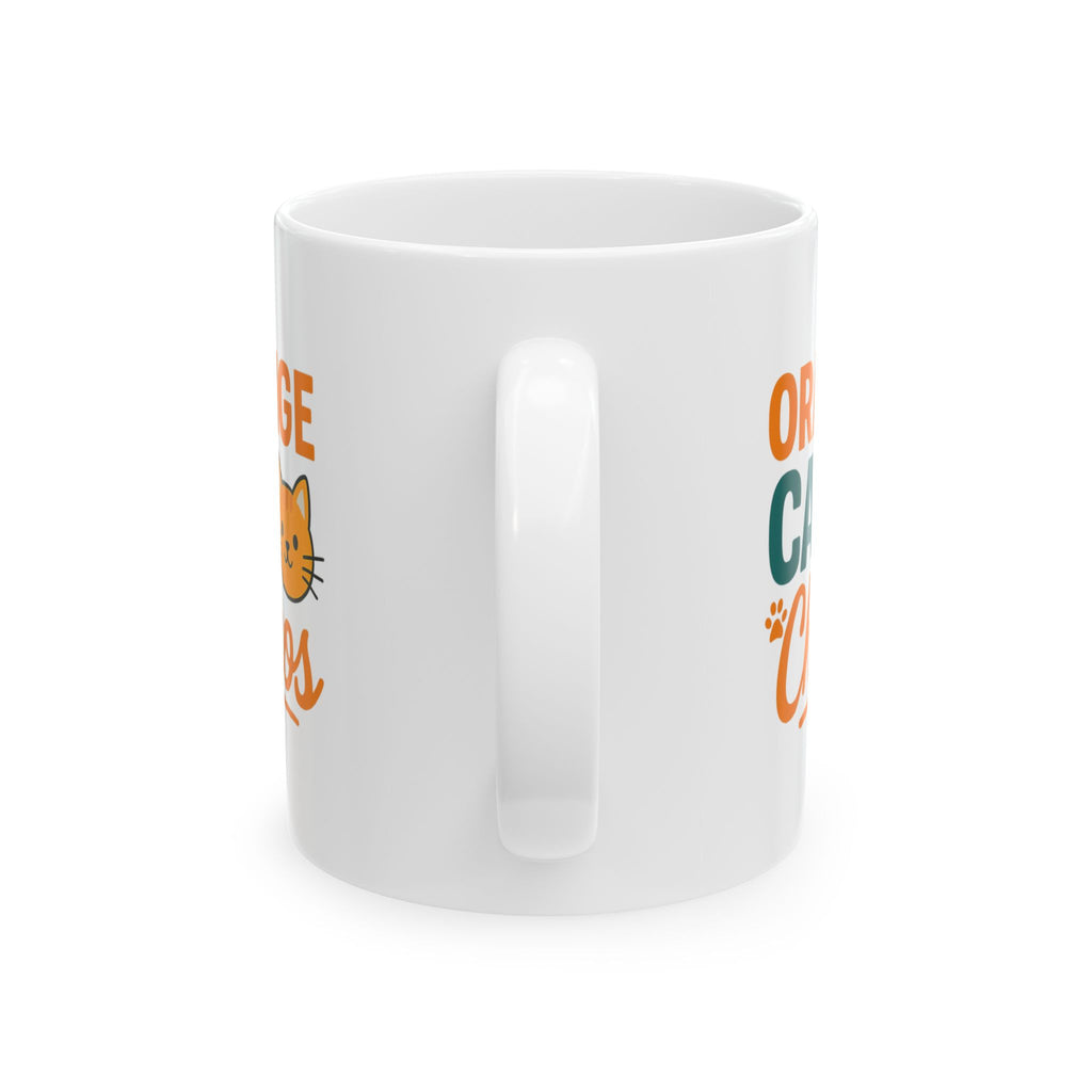 Ginger Cat Mom Proud And Covered In Fur Coffee Mug | Cat Lover Gift | Ceramic Mug