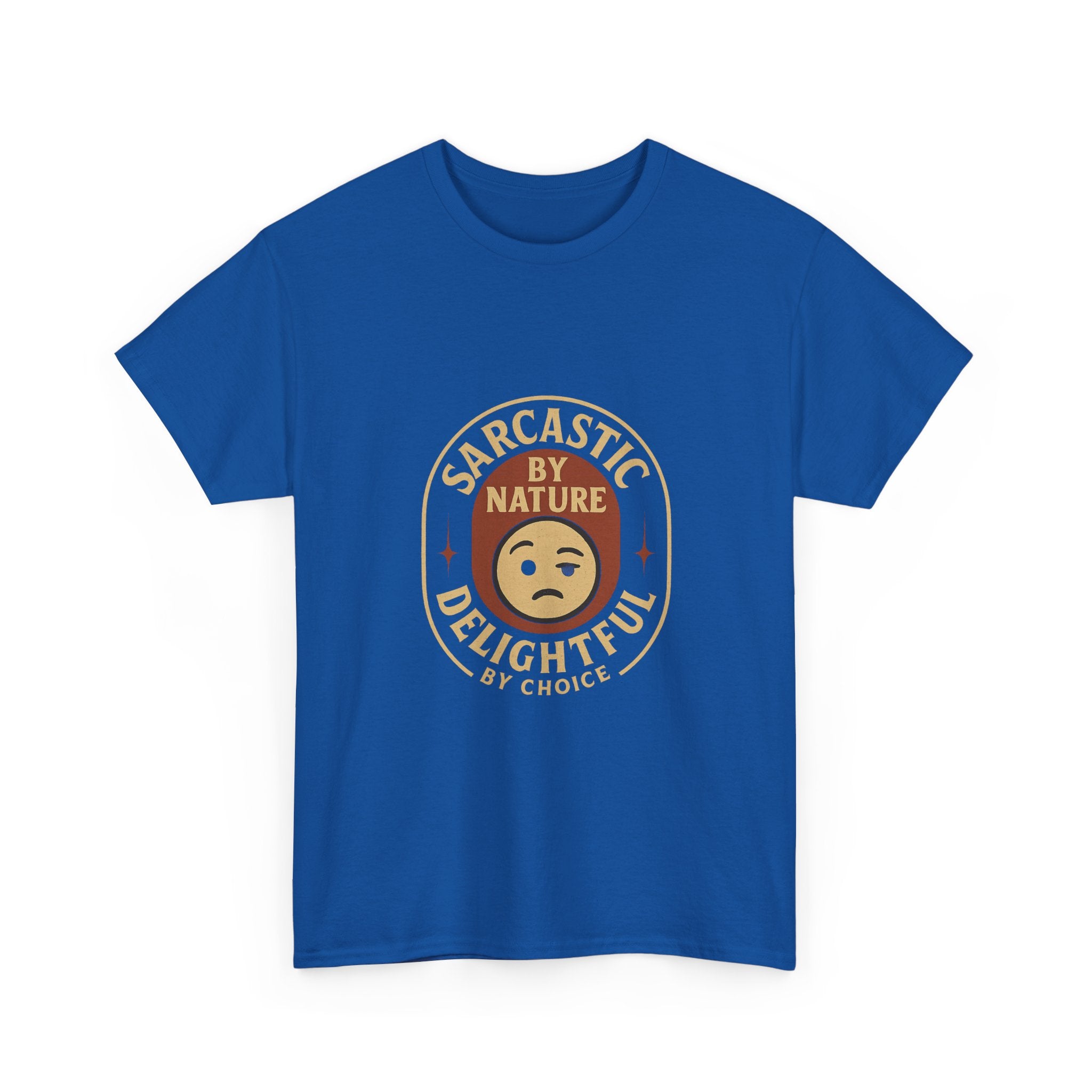Sarcastic By Nature Delightful By Choice T-Shirt | Unique Gift | Graphic Tee