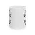 Astronomy Nerd Space And Coffee Infinite Loop Coffee Mug | Coffee Lover Gift | Ceramic Mug