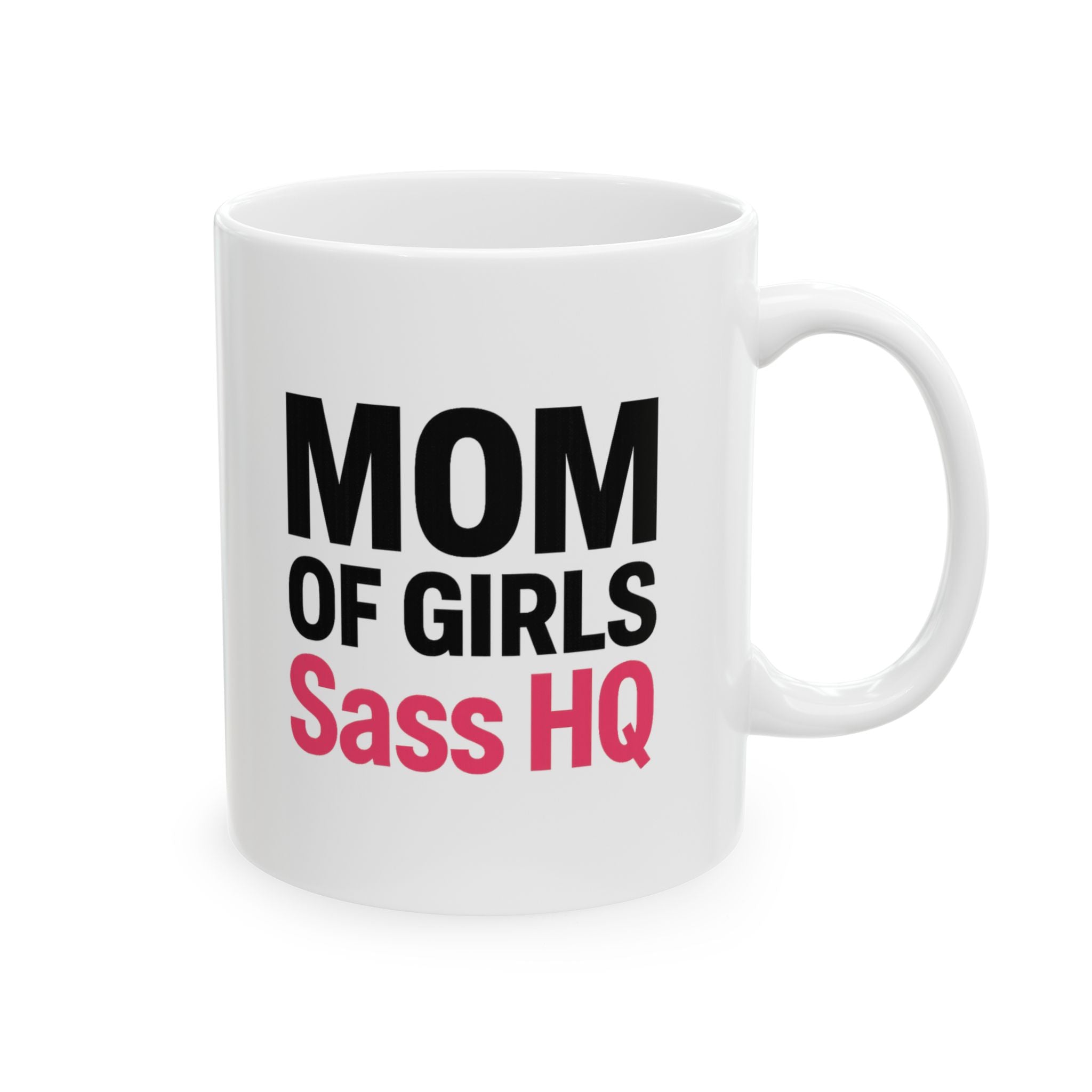 Mom Of Girls Drama And Magic Coffee Mug | Girl Mom Gift | Ceramic Mug