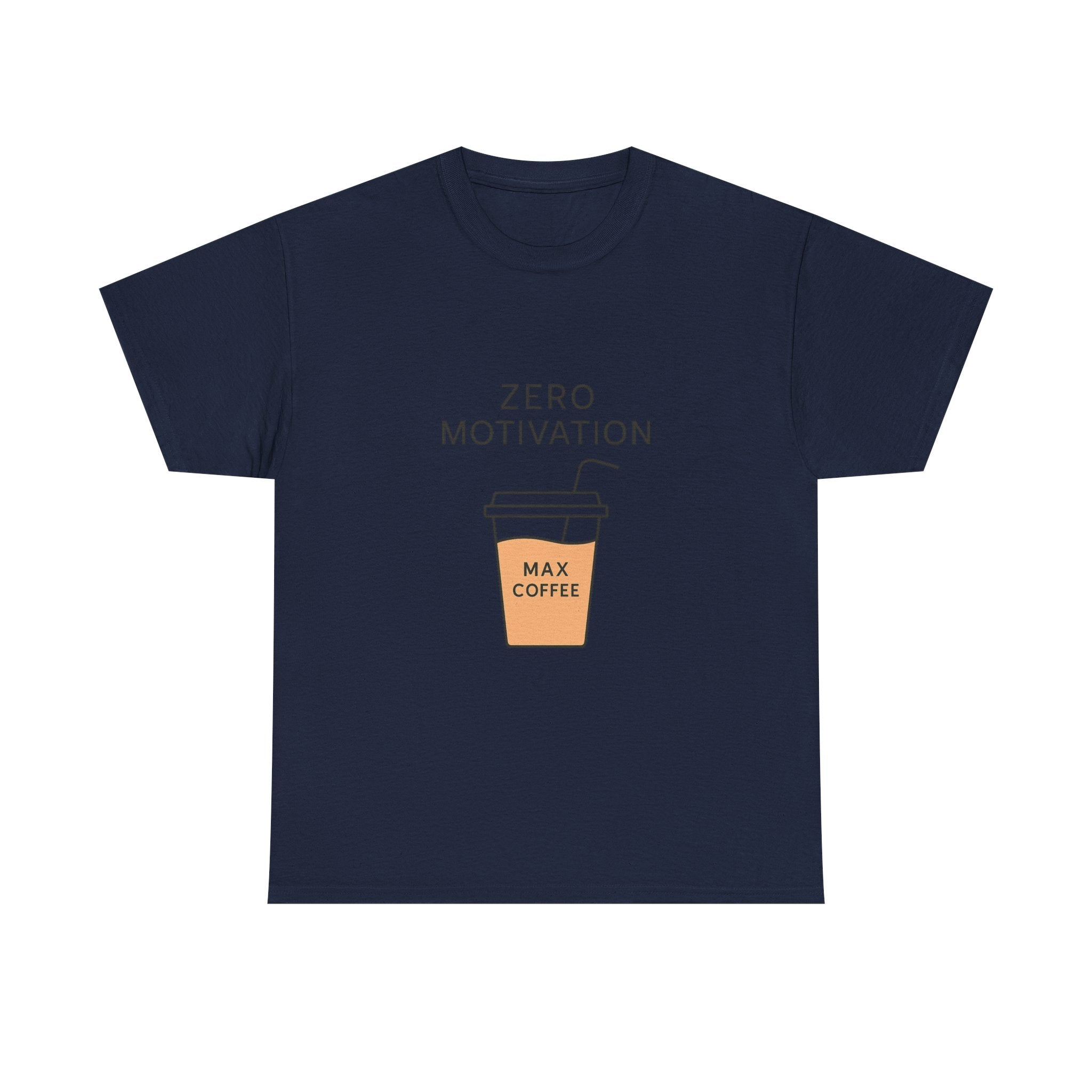 Motivation Level Zero Coffee Level Max T-Shirt | Funny Gift | Graphic Tee