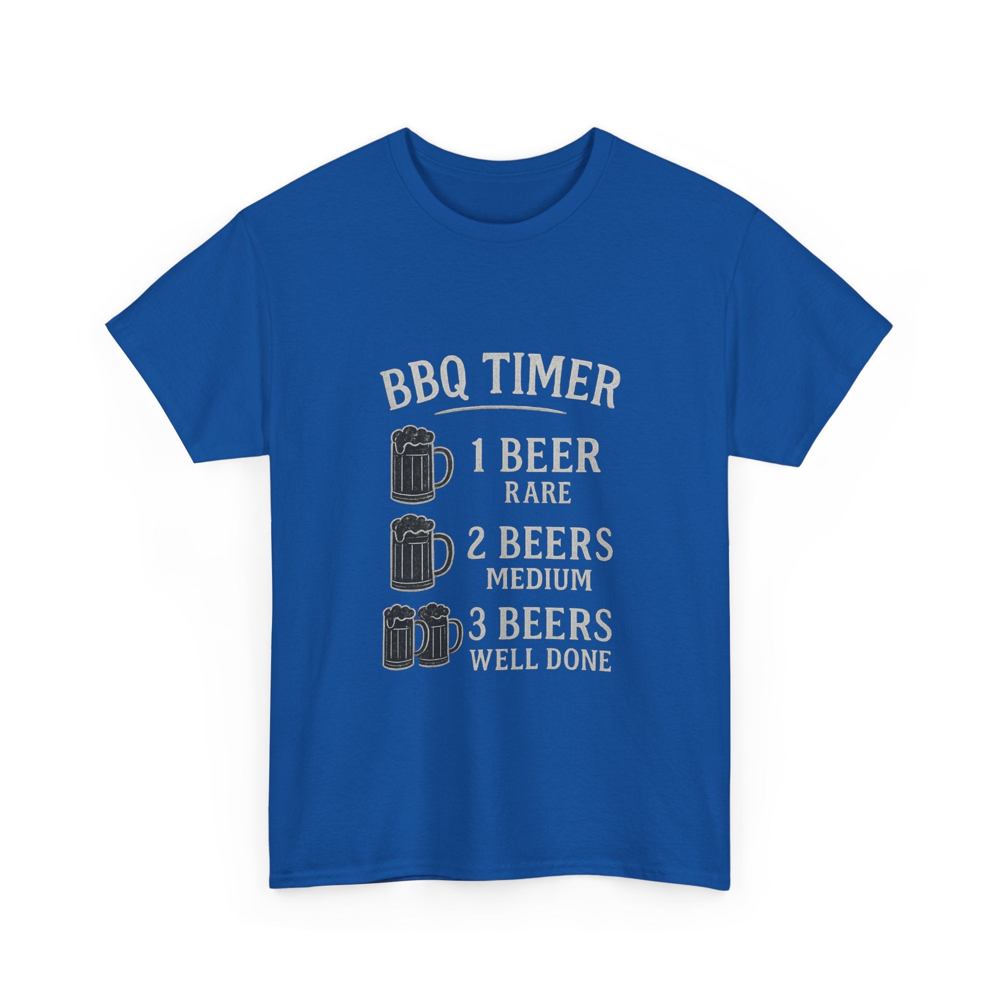 BBQ Timer Beer Drinking Grilling T-Shirt | Unique Gift | Graphic Tee